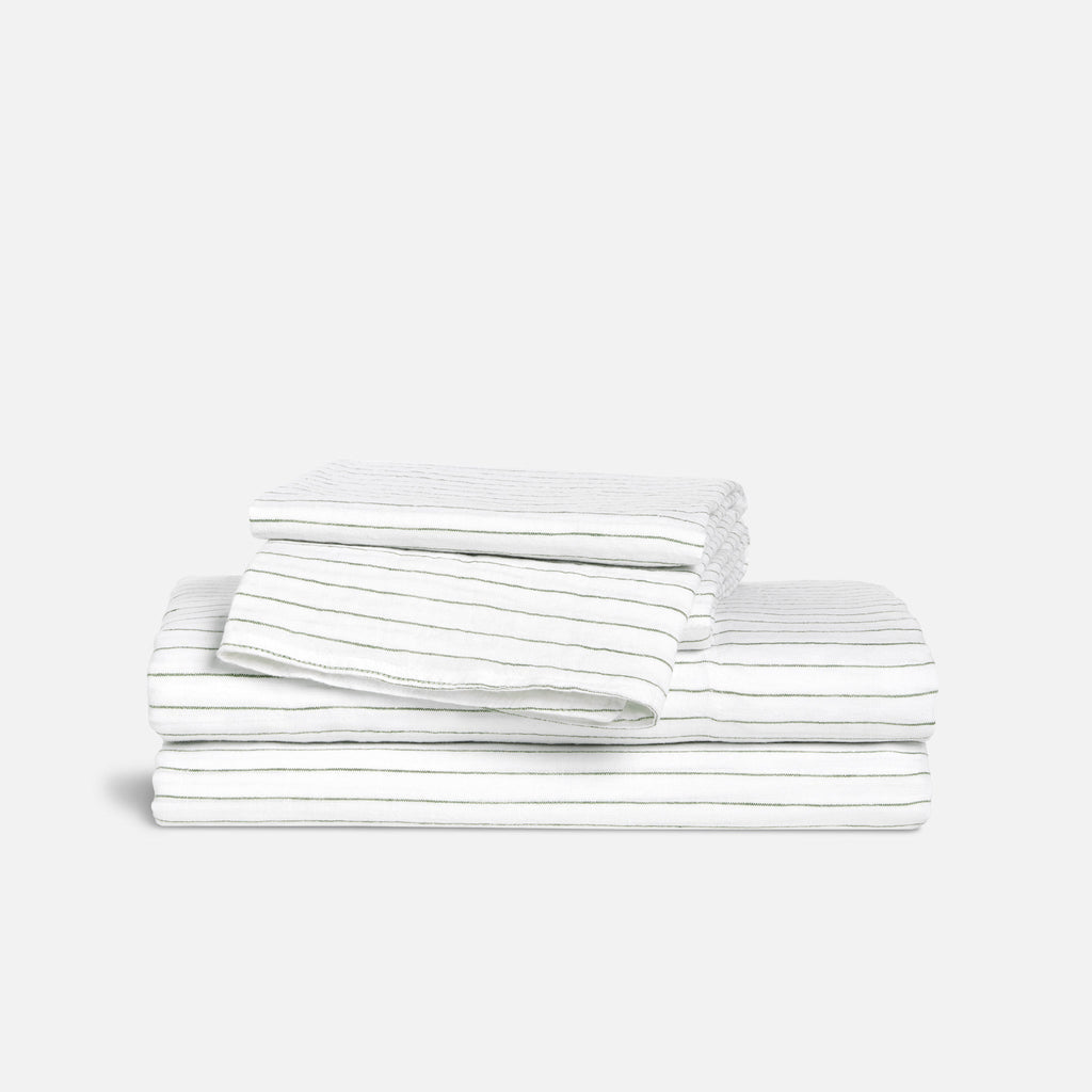 Washed European Linen Core Sheet Set P4