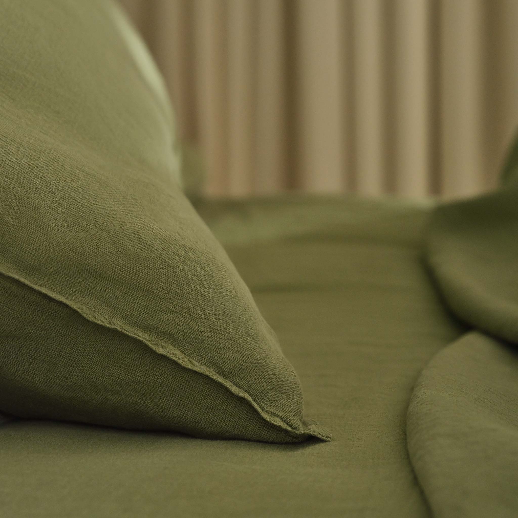 Washed European Linen Duvet Set Q0