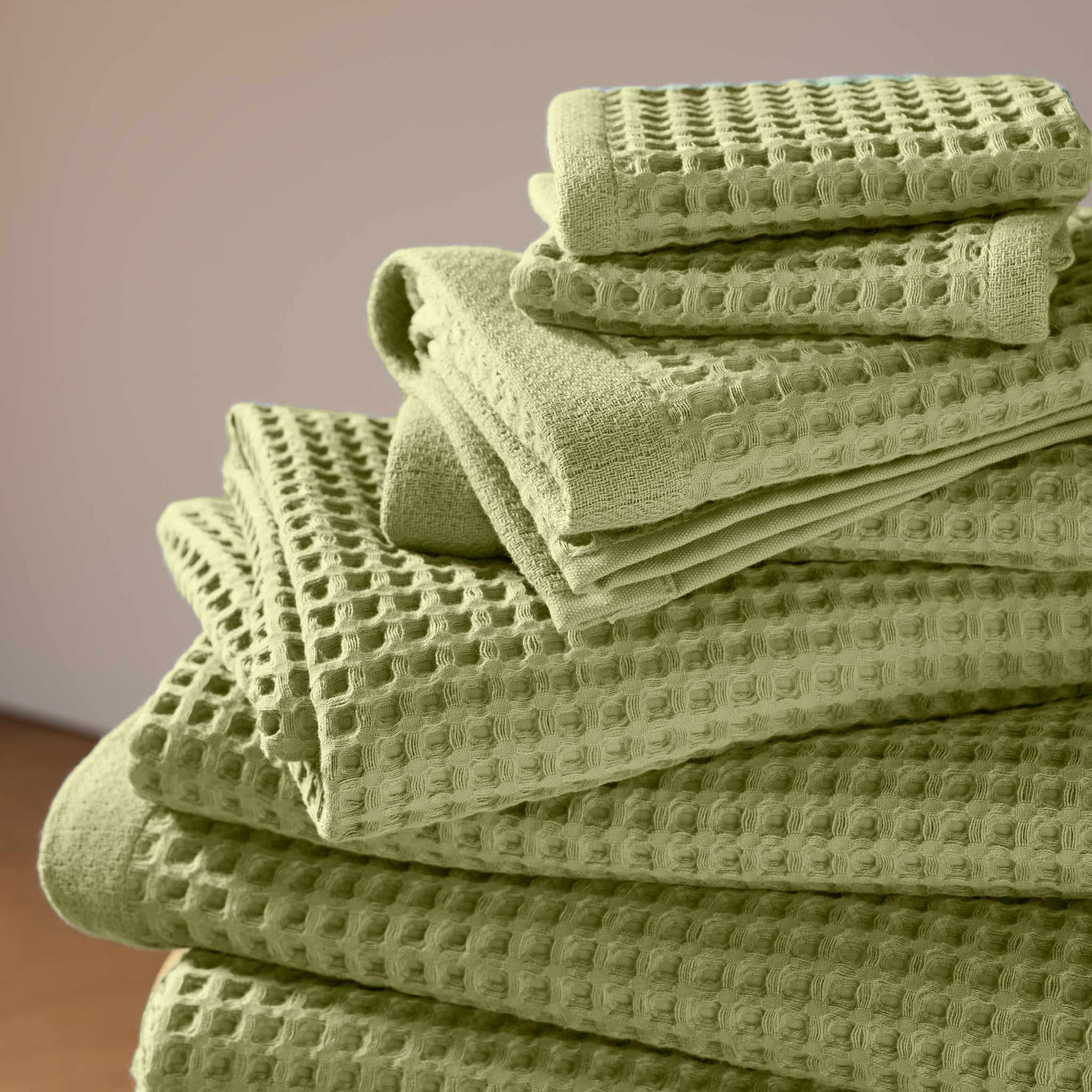 Dreamweave Waffle Bath Towels Set of 2 V4