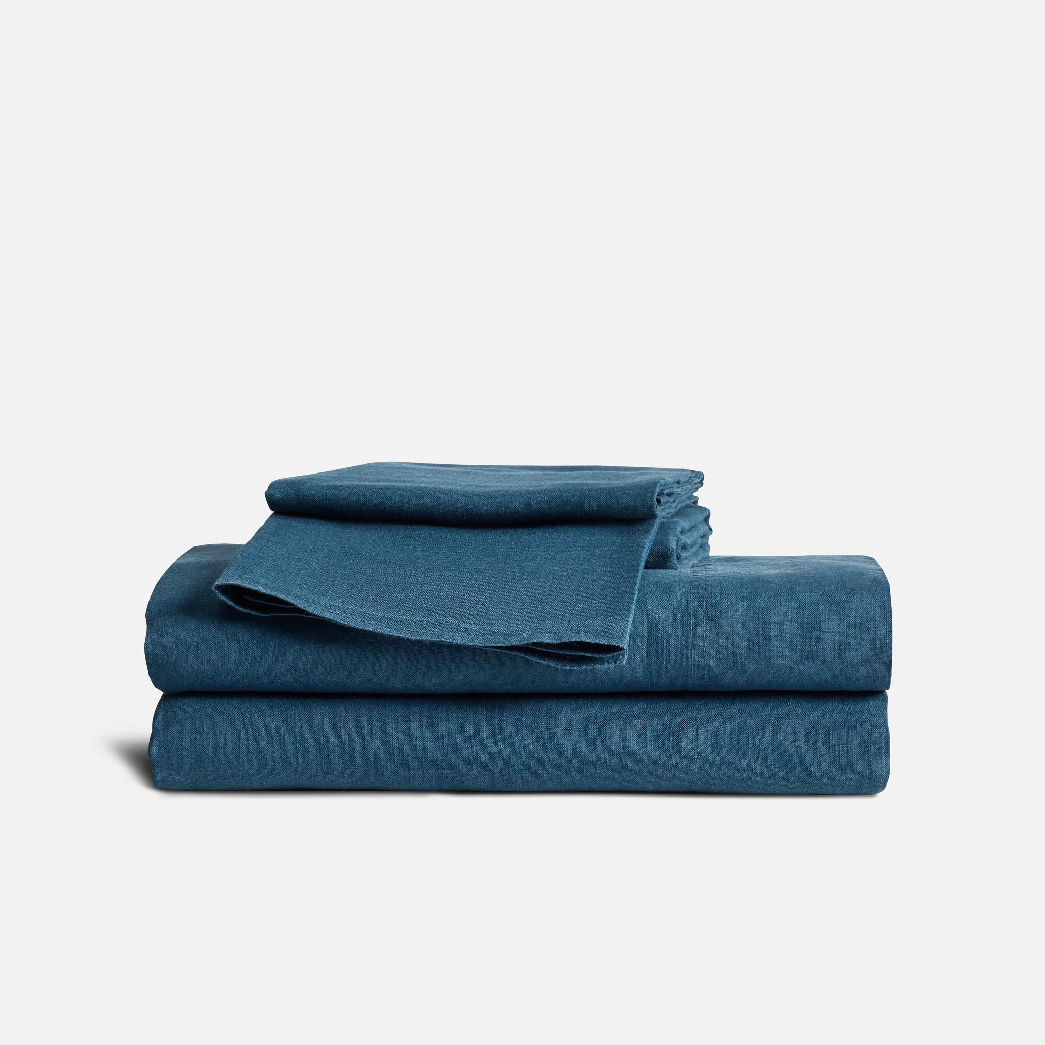 Washed European Linen Core Sheet Set P4