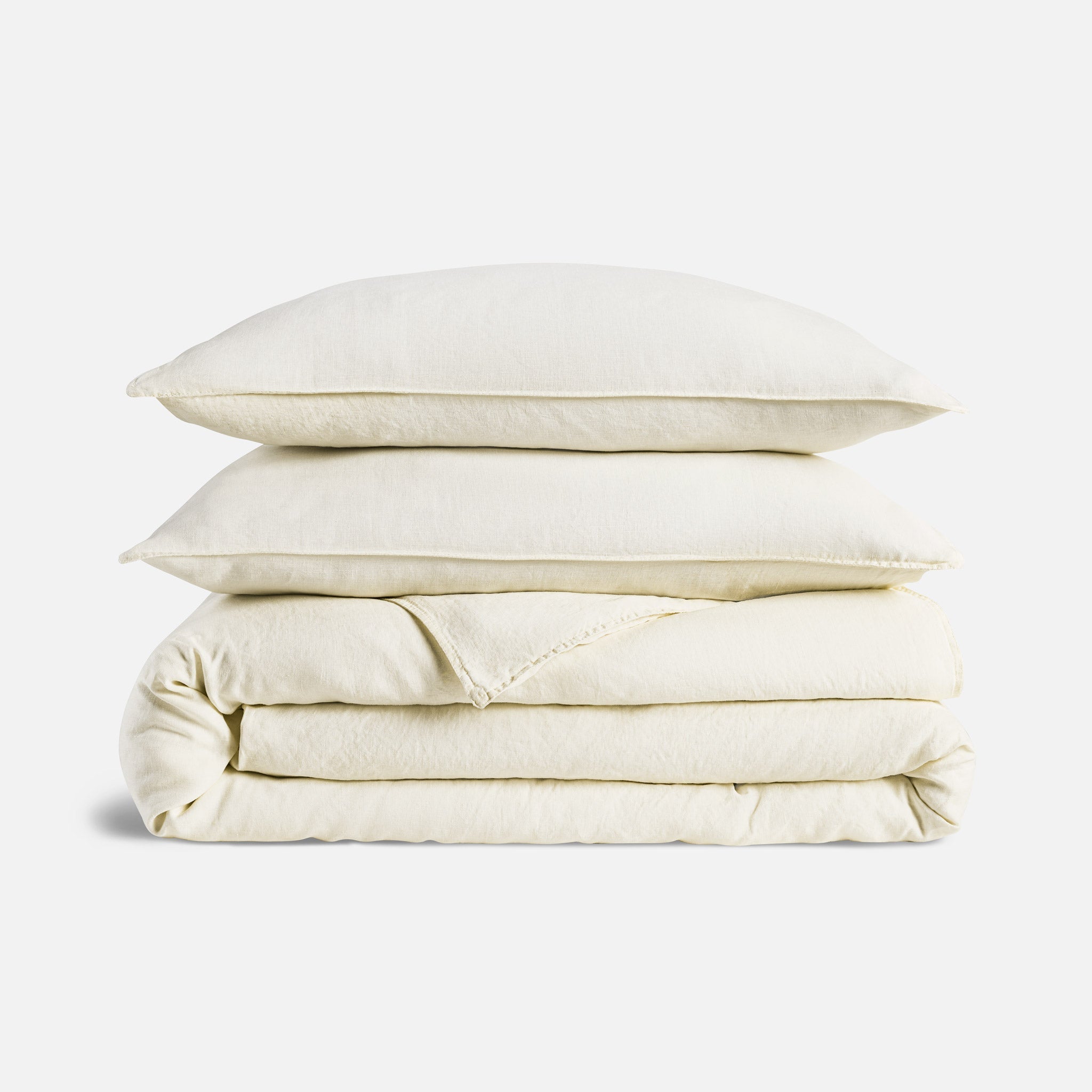 Washed European Linen Duvet Set Q0