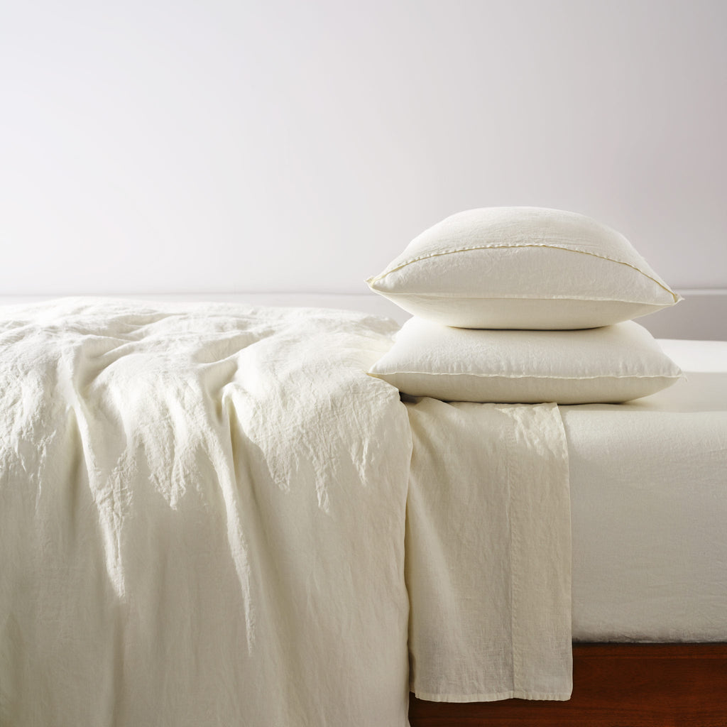 Washed European Linen Duvet Set Q0
