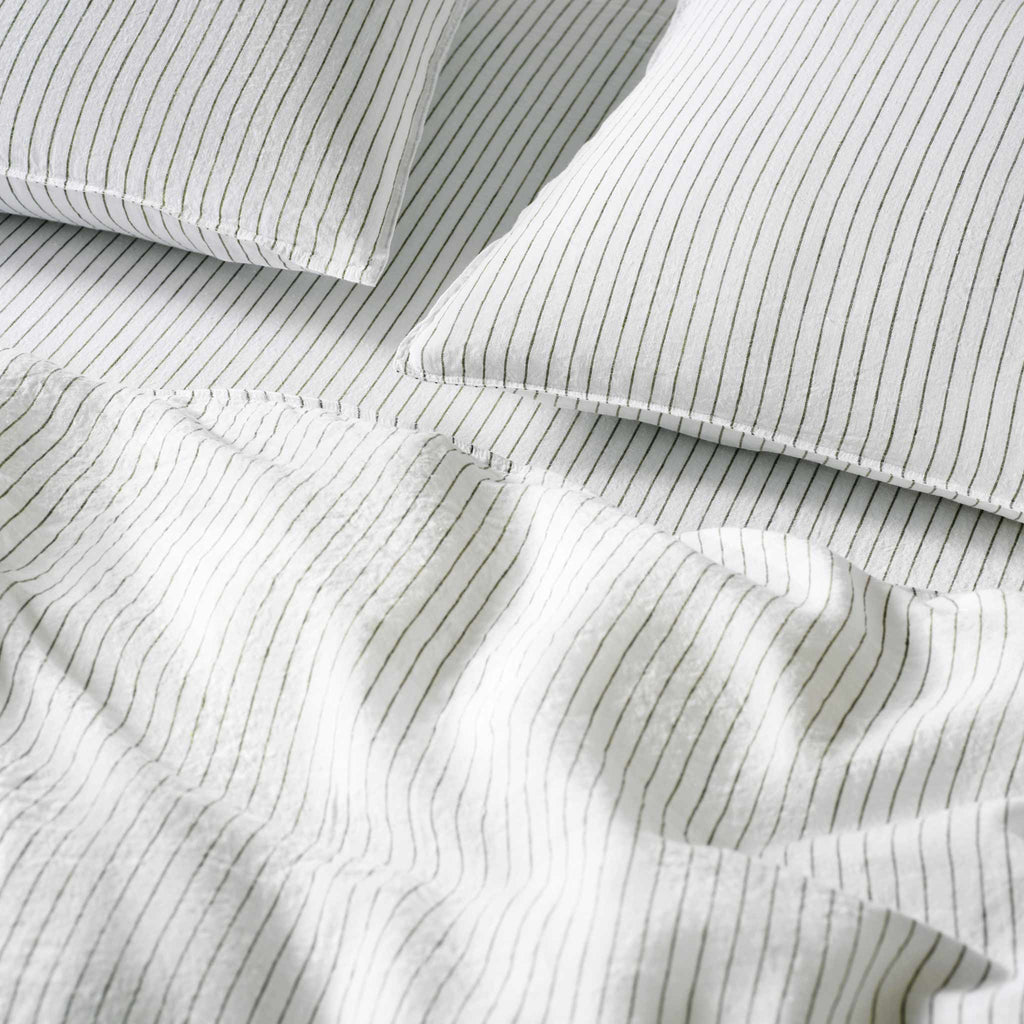Washed European Linen Duvet Set Q0