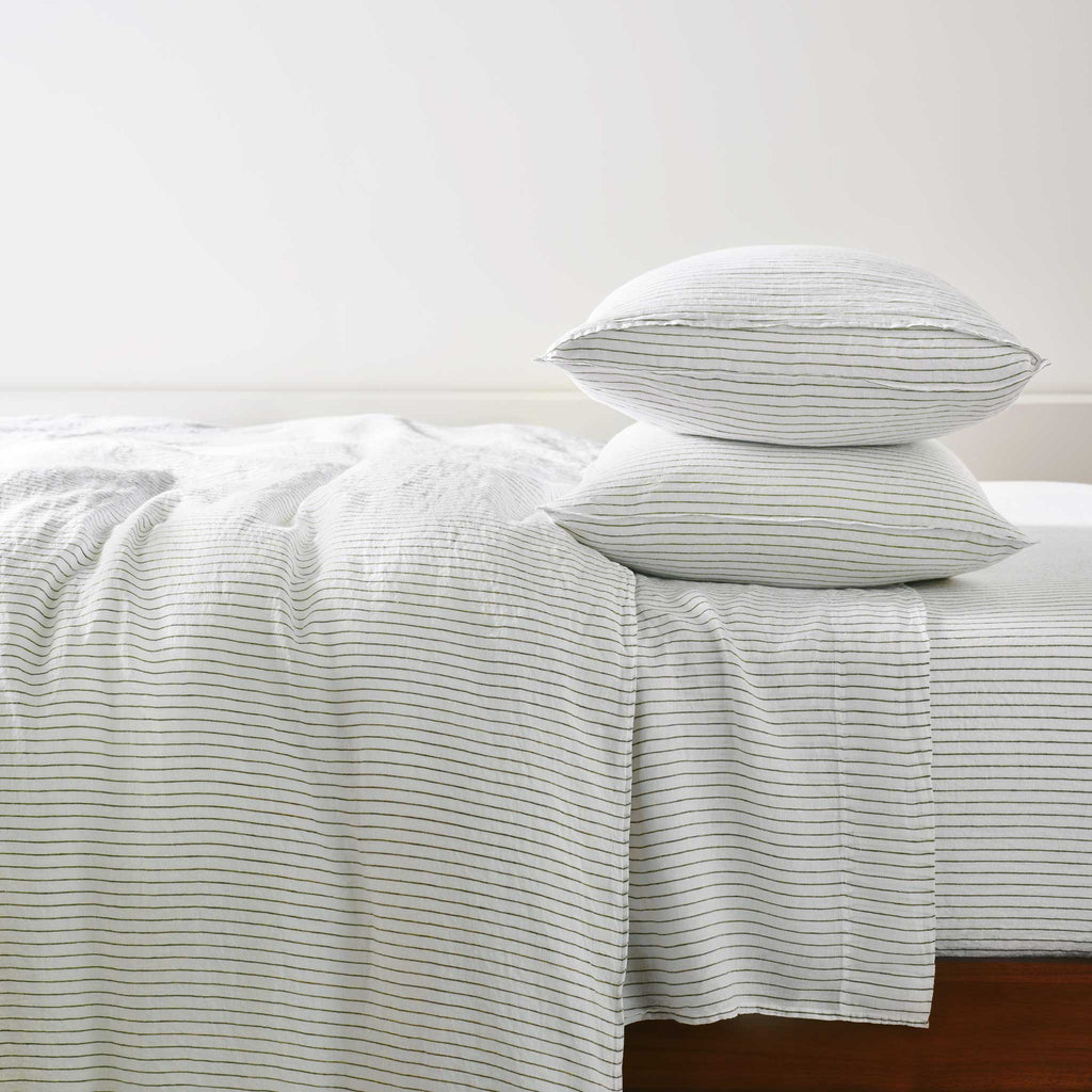 Washed European Linen Duvet Set Q0