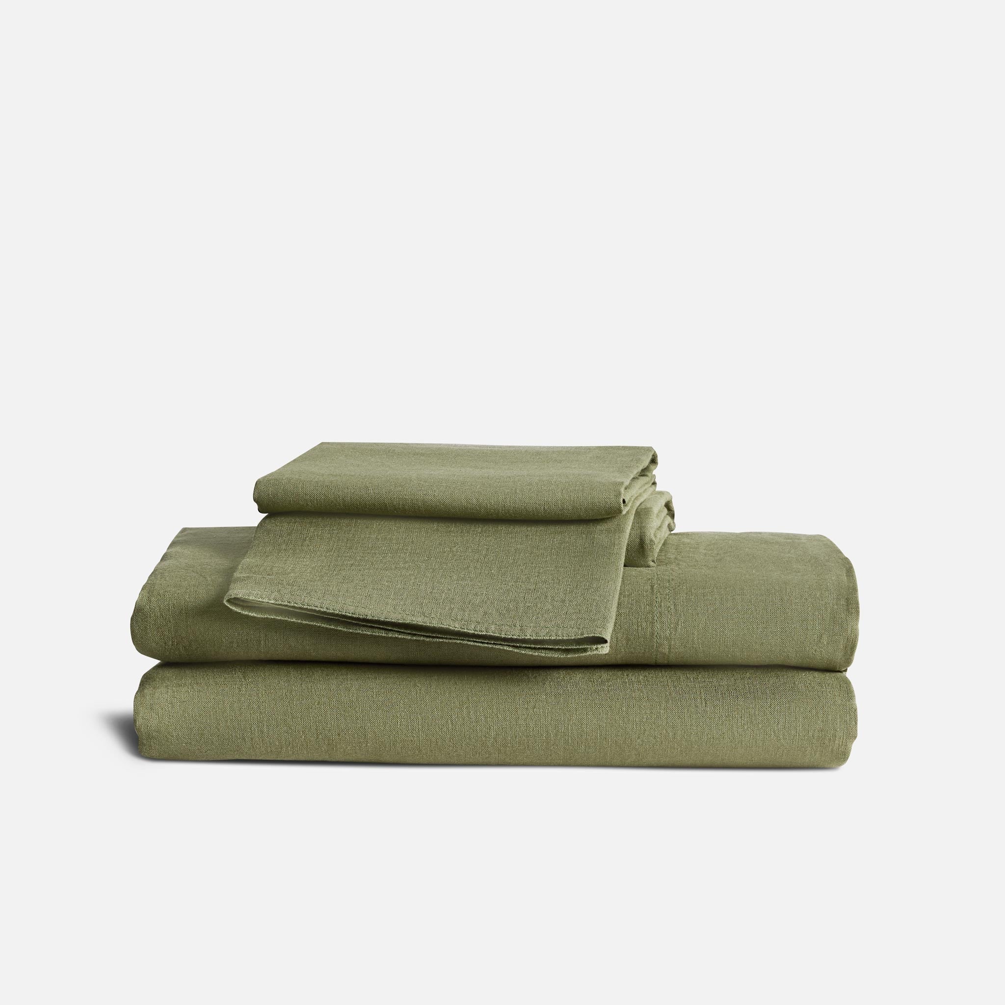 Washed European Linen Core Sheet Set P4
