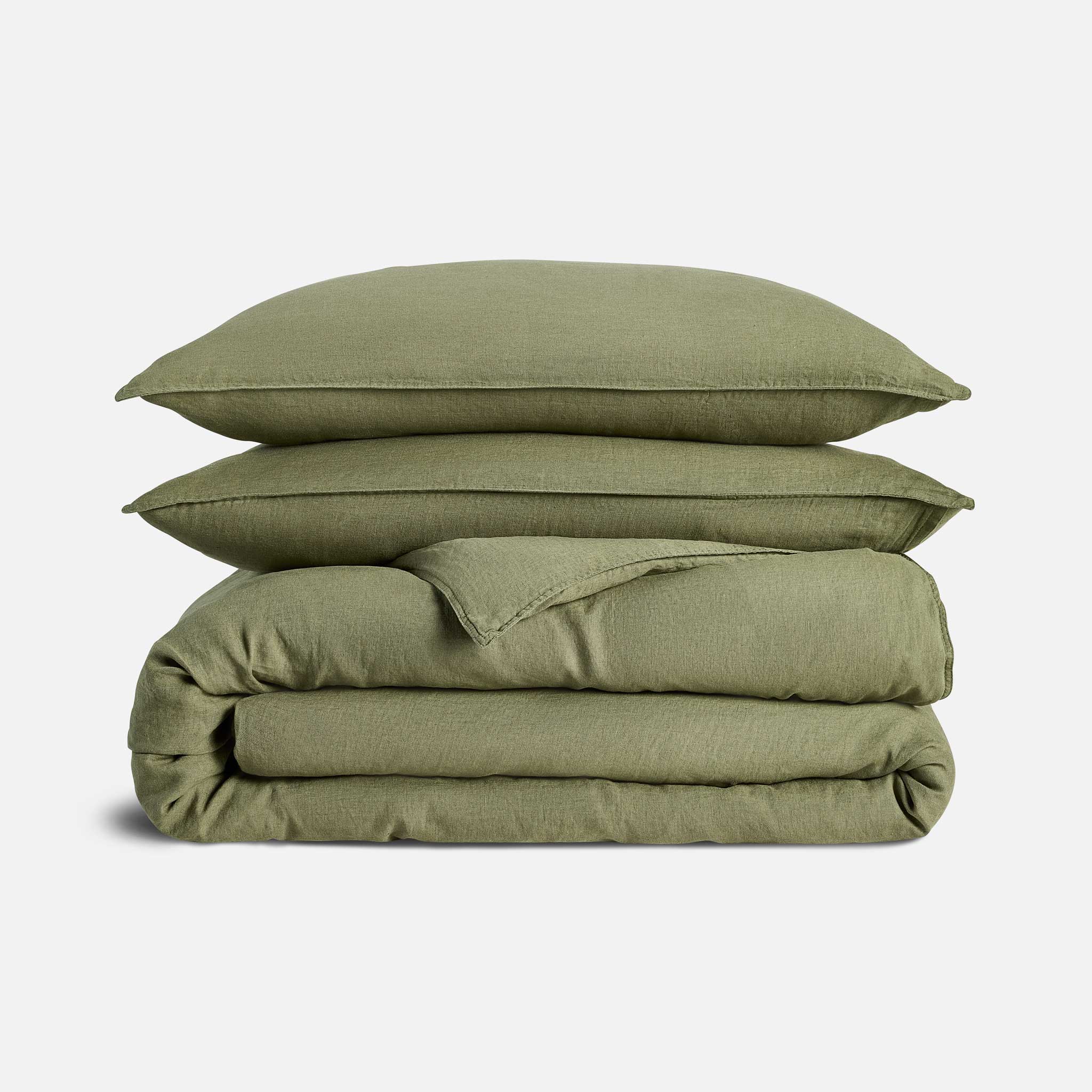 Washed European Linen Duvet Set Q0