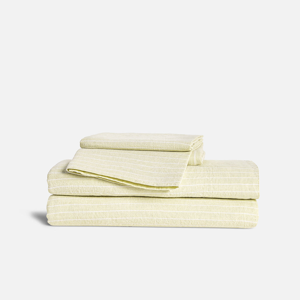 Washed European Linen Core Sheet Set P4