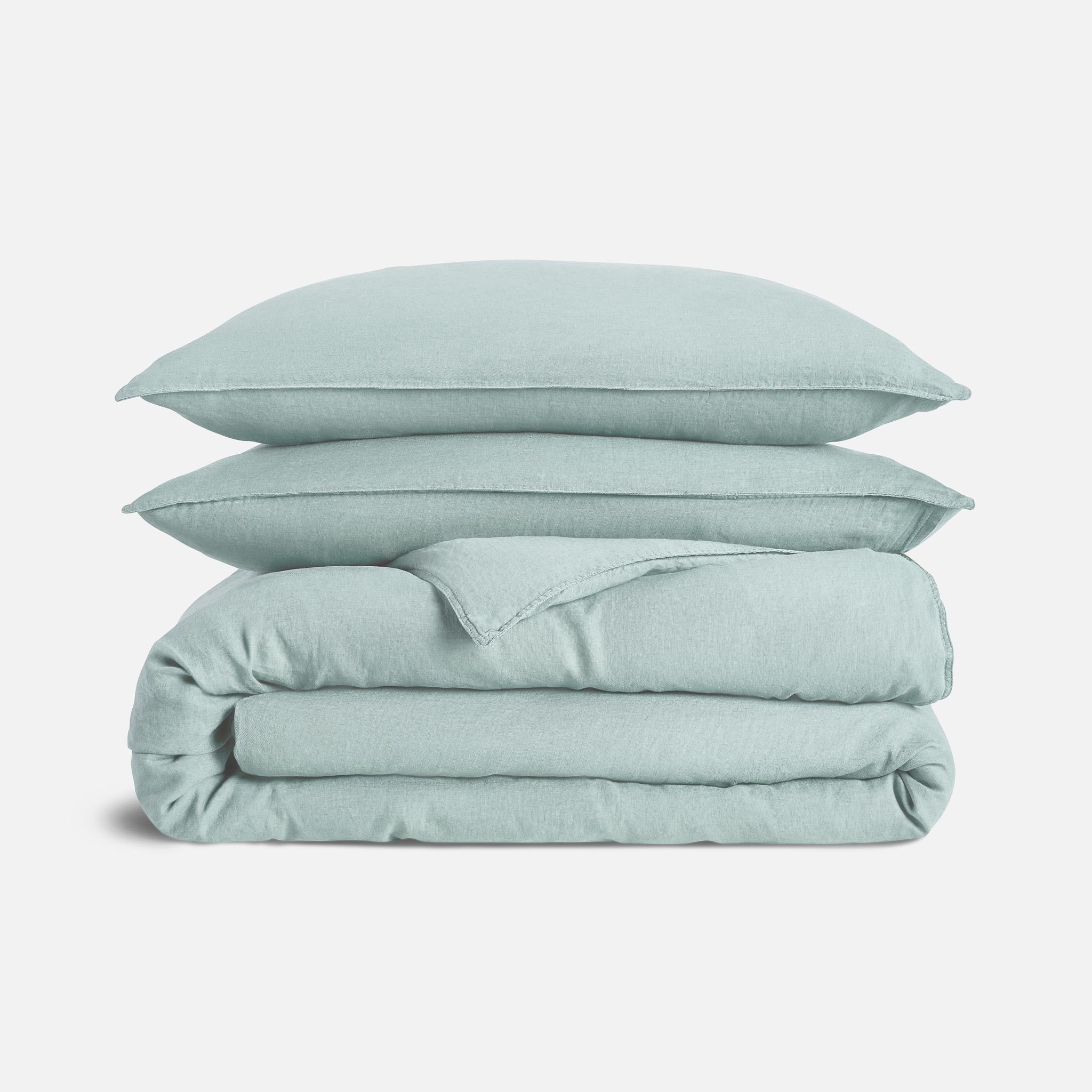 Washed European Linen Duvet Set Q0