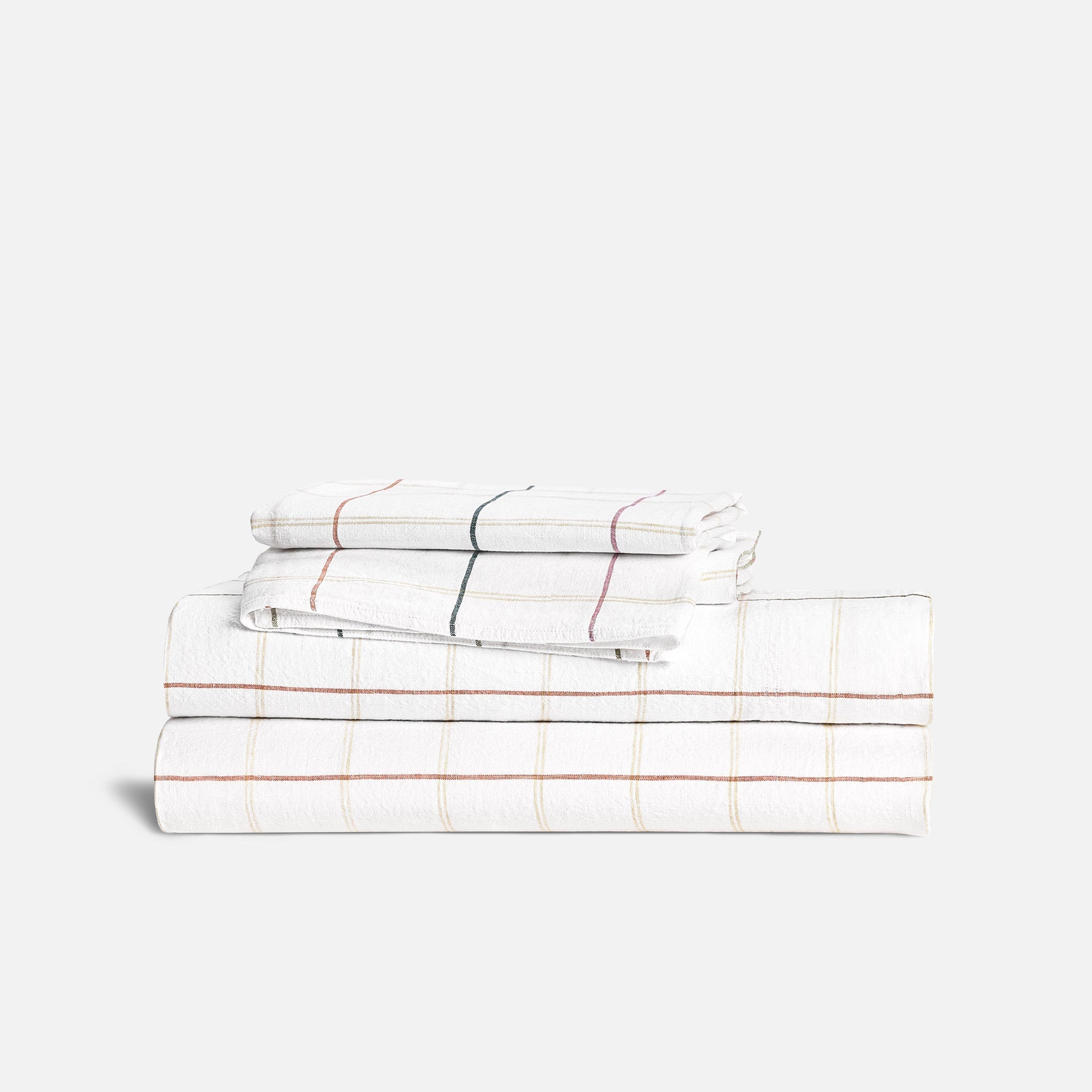 Washed European Linen Core Sheet Set P4