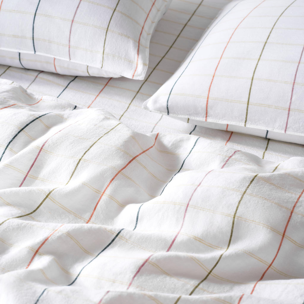 Washed European Linen Duvet Set Q0