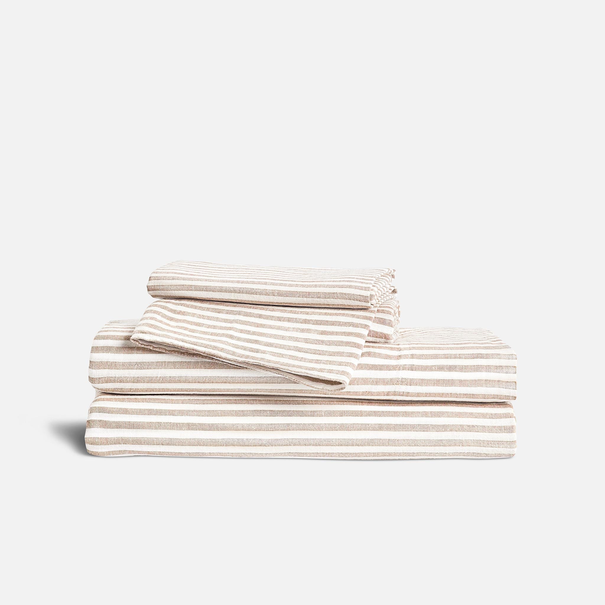 Washed European Linen Core Sheet Set P4