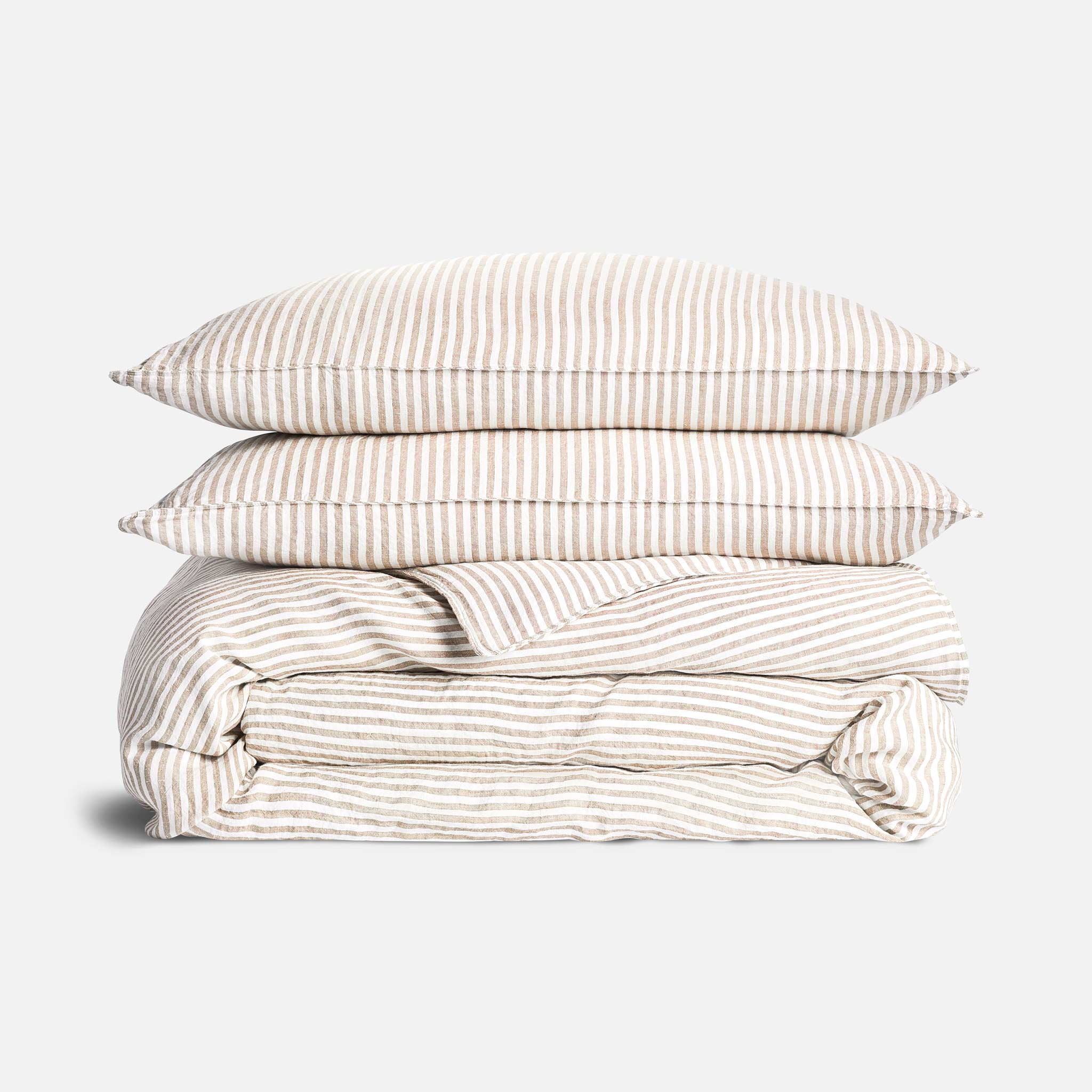 Washed European Linen Duvet Set Q0