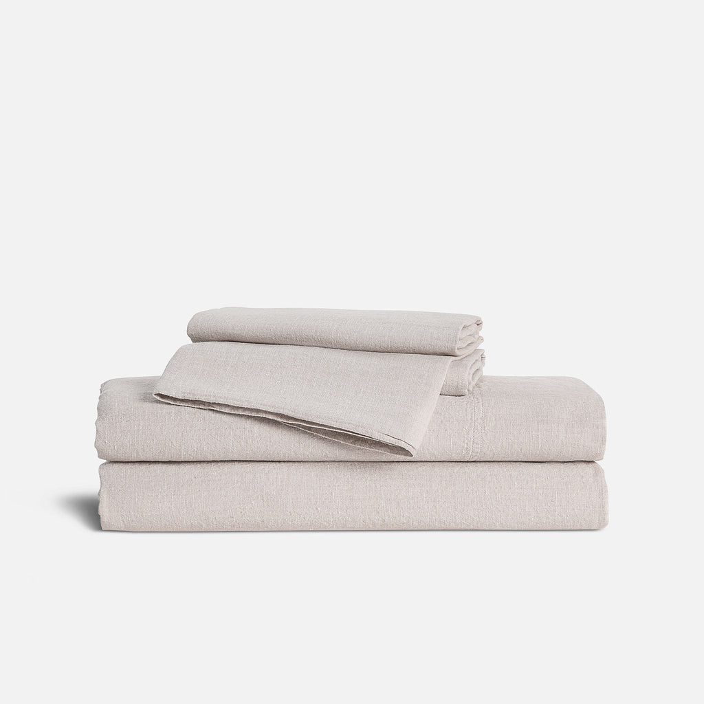 Washed European Linen Core Sheet Set P4