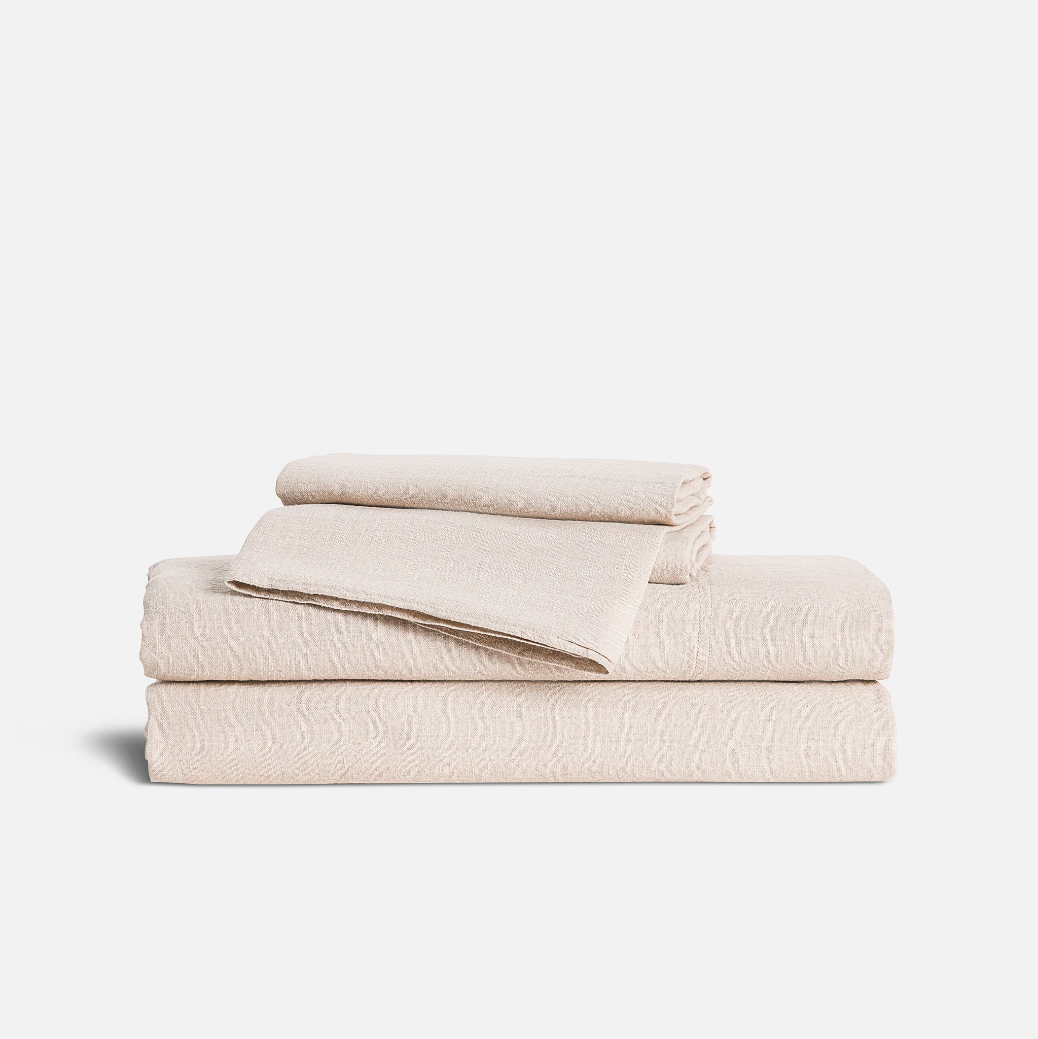 Washed European Linen Core Sheet Set P4