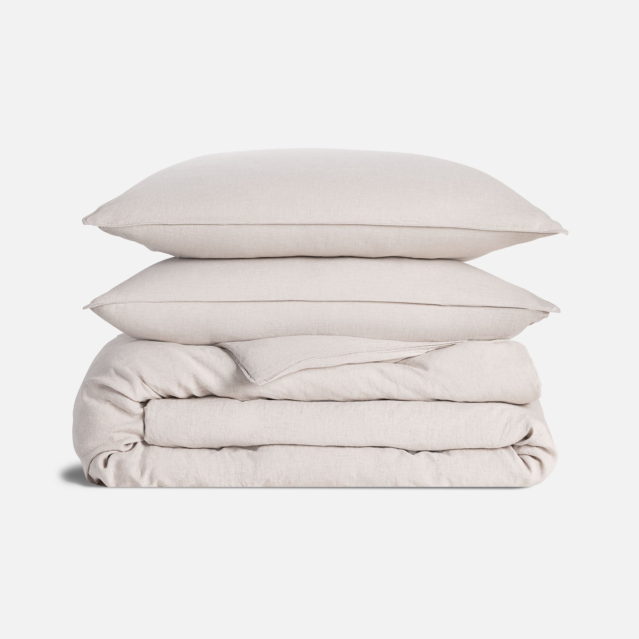 Washed European Linen Duvet Set Q0