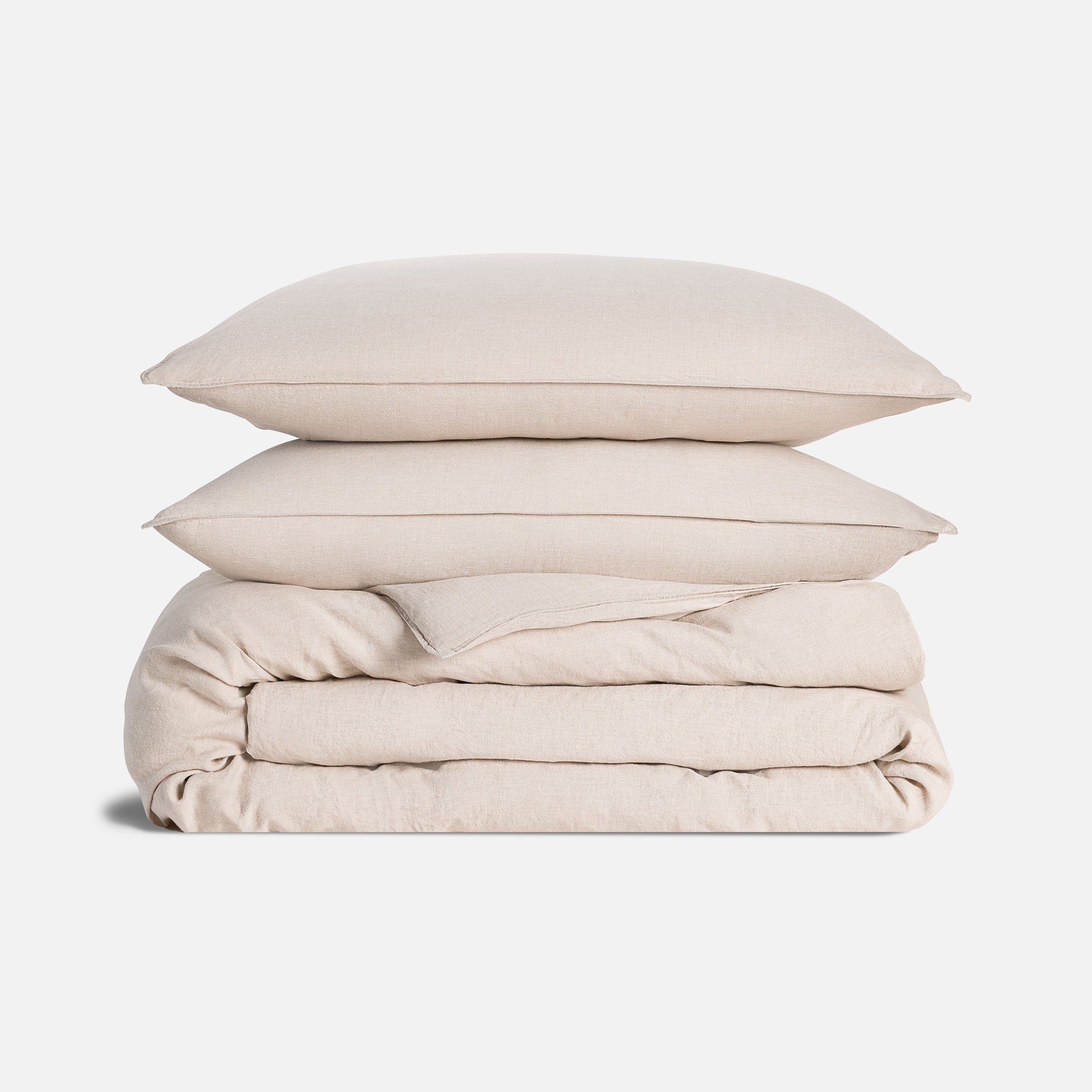 Washed European Linen Duvet Set Q0