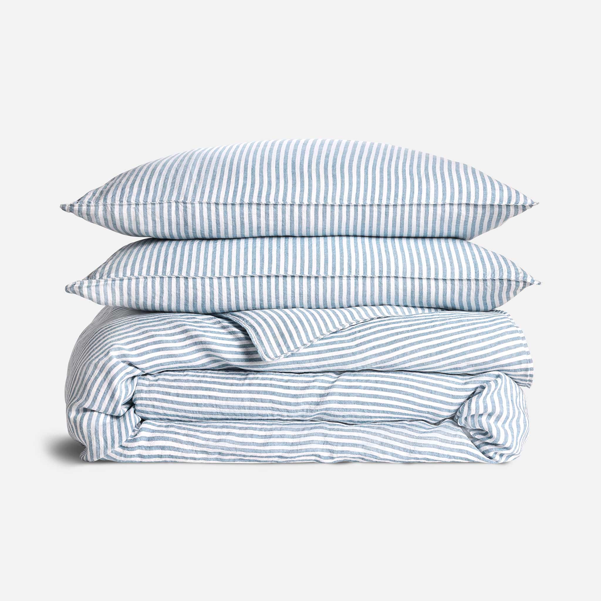 Washed European Linen Duvet Set Q0
