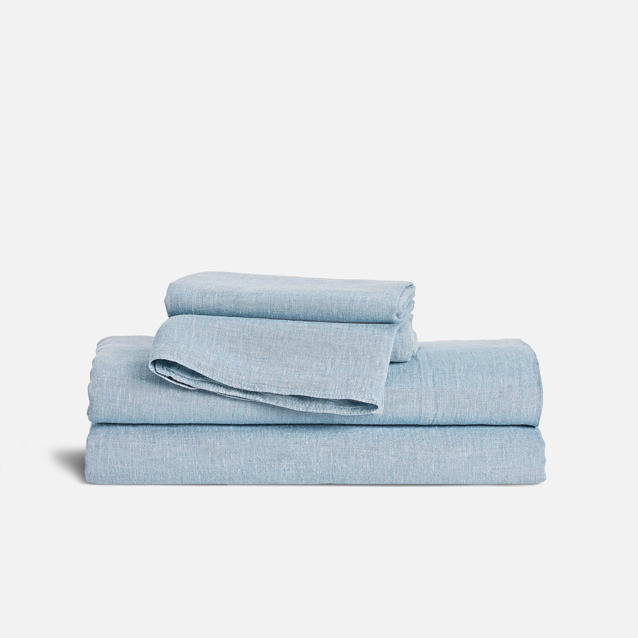 Washed European Linen Core Sheet Set P4