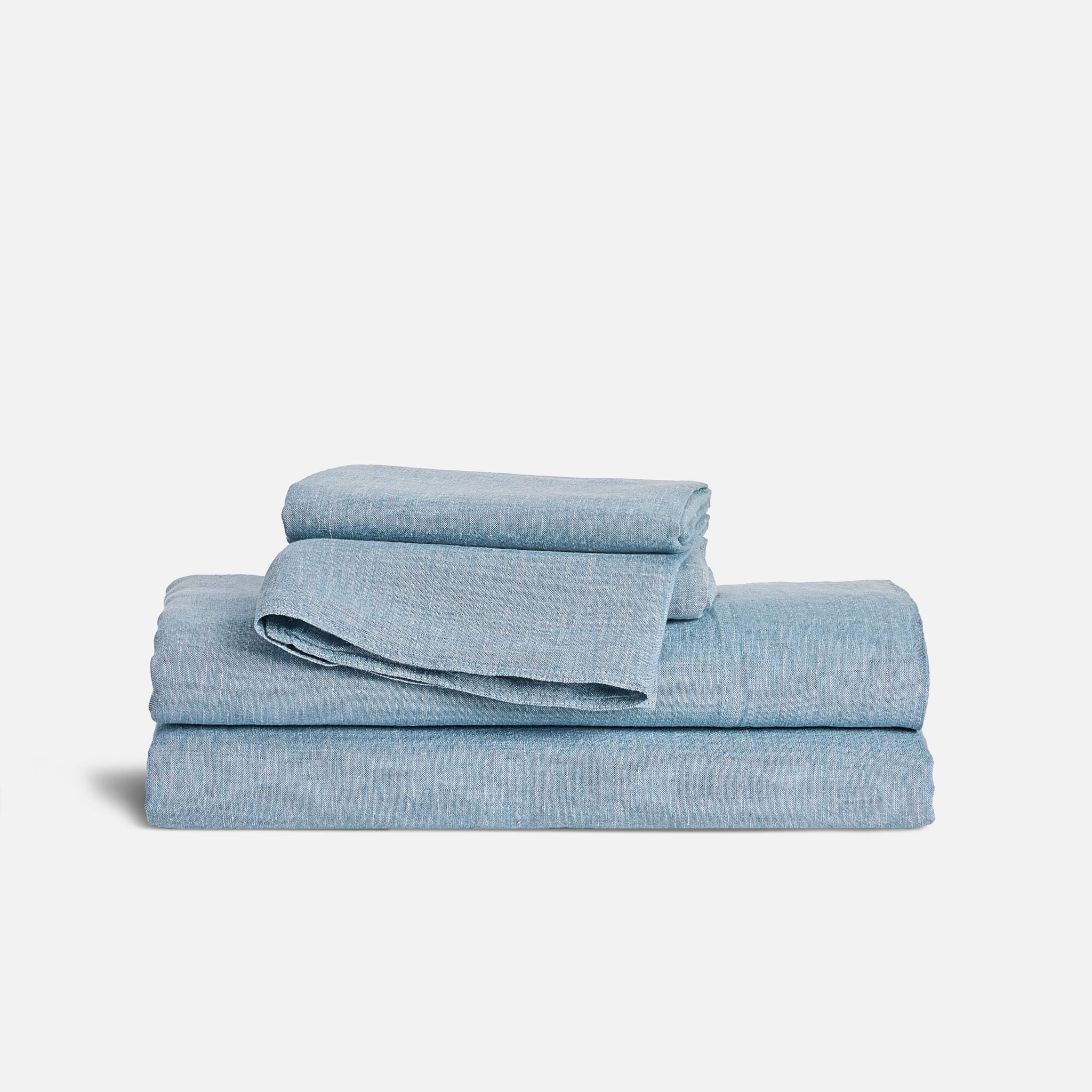 Washed European Linen Core Sheet Set P4