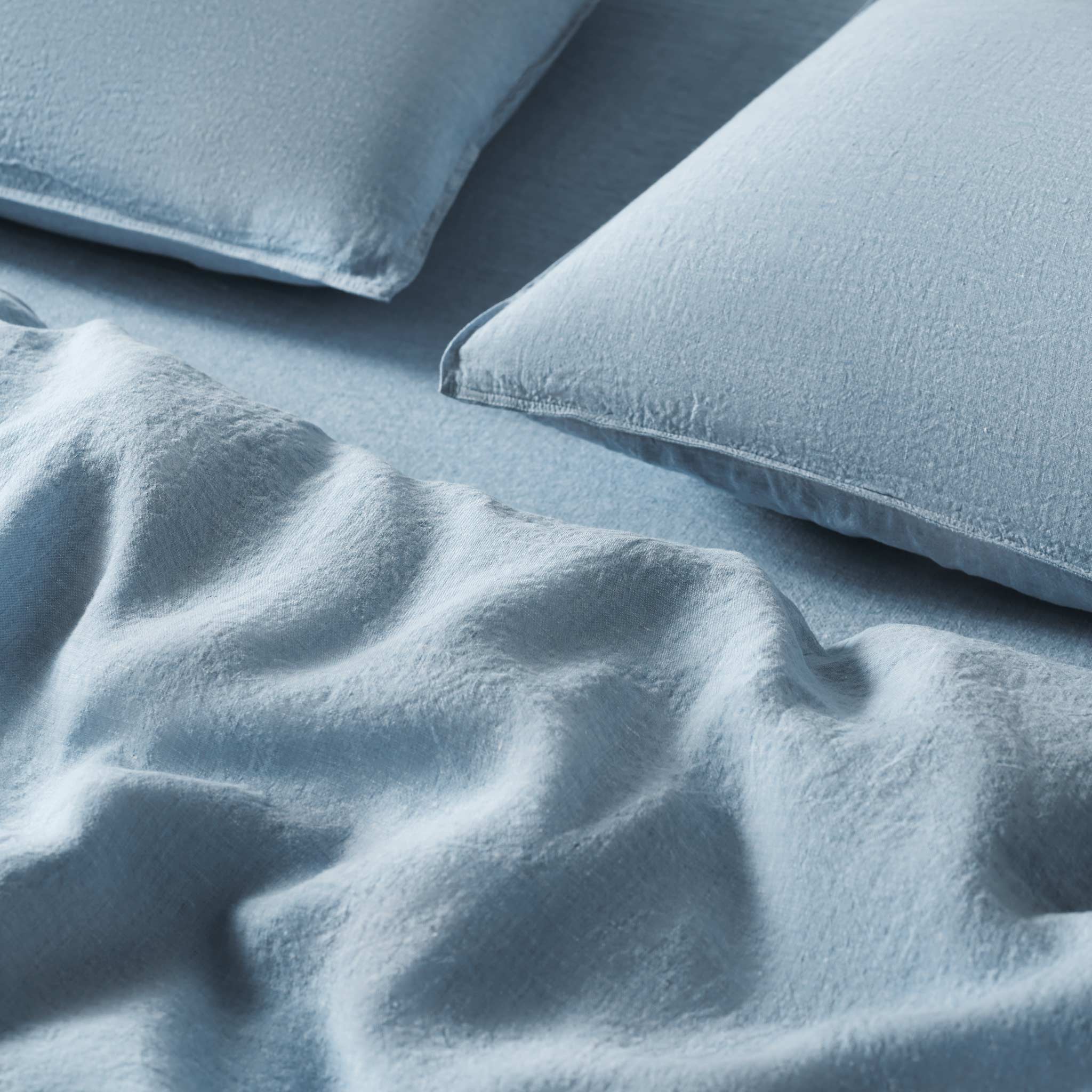 Washed European Linen Duvet Set Q0