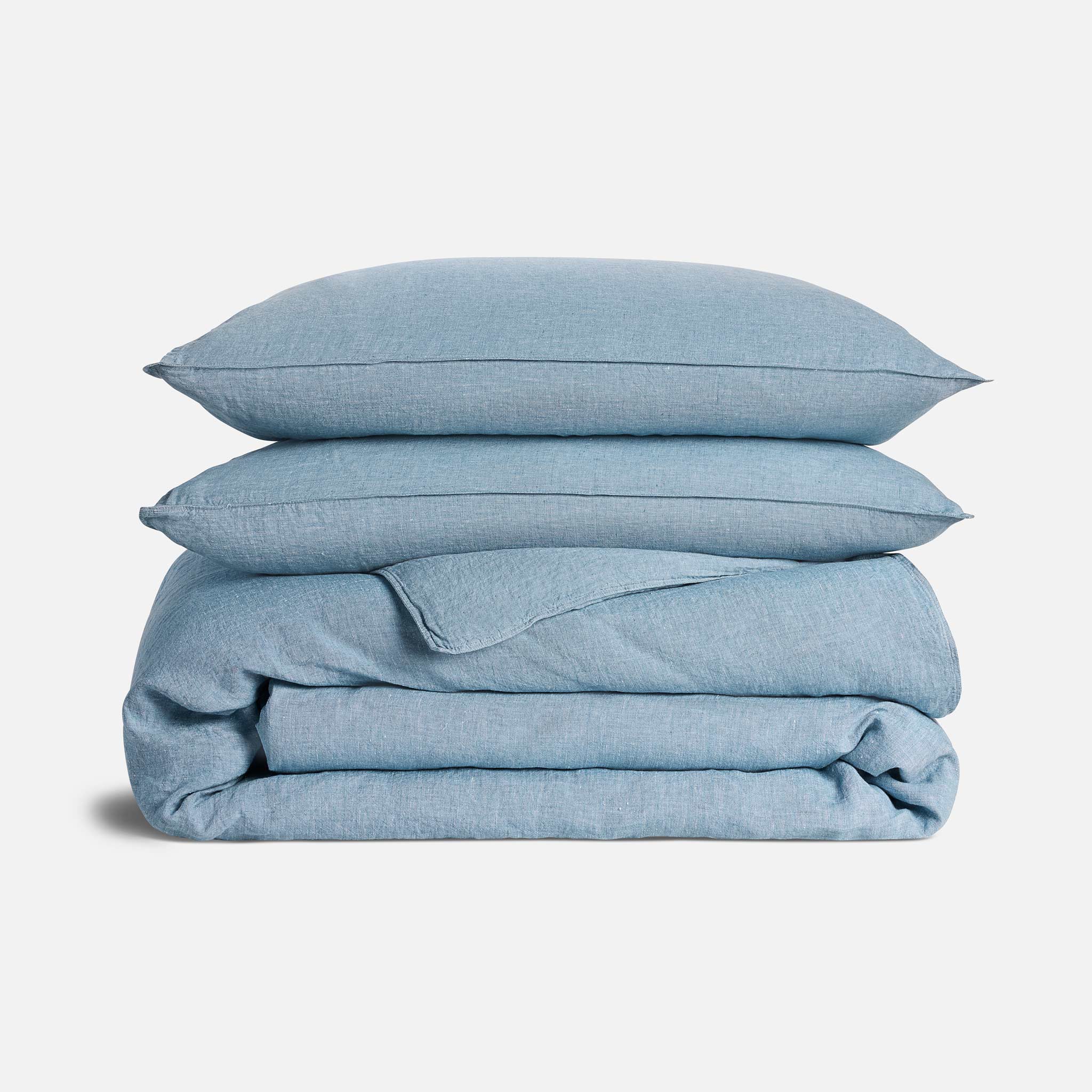 Washed European Linen Duvet Set Q0