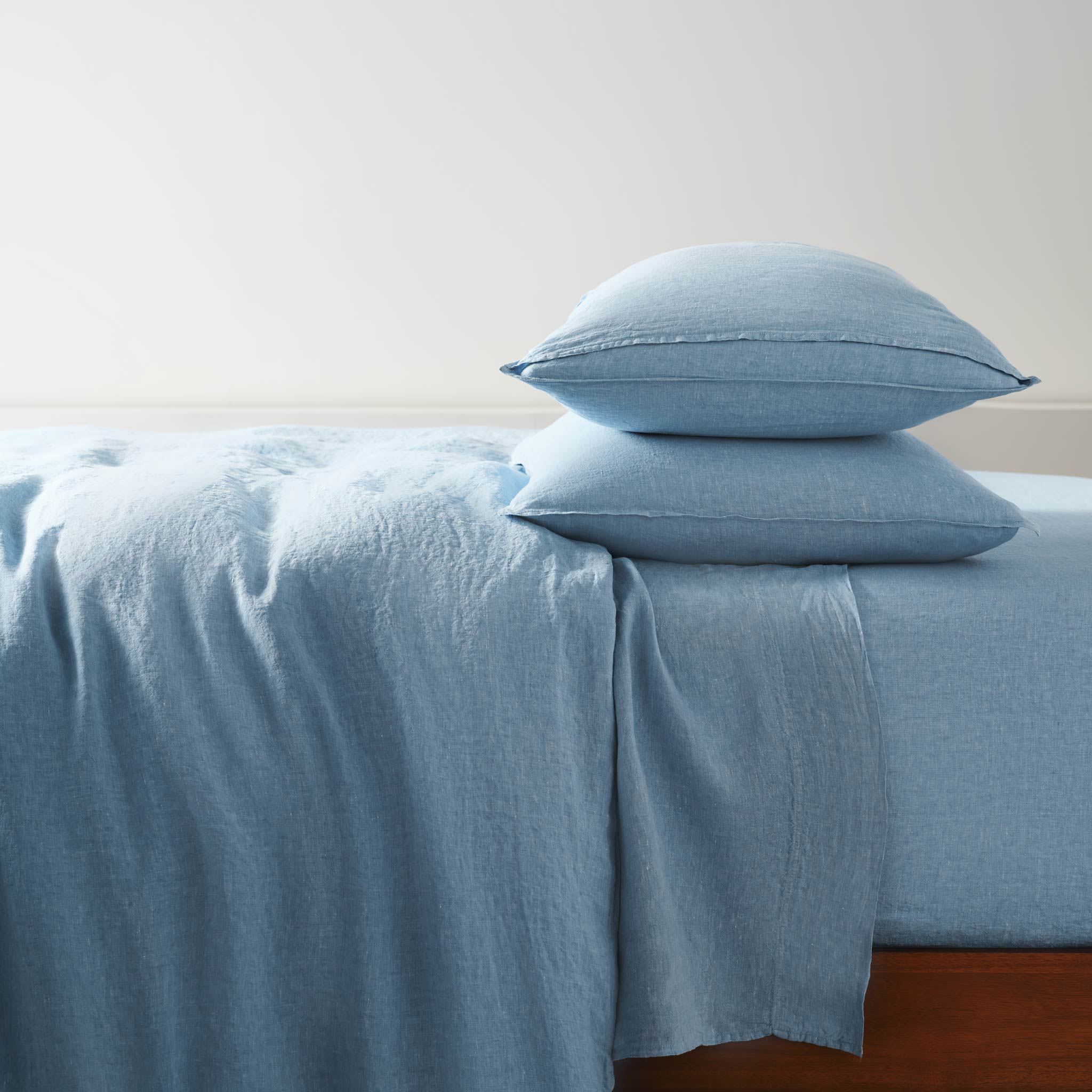 Washed European Linen Duvet Set Q0