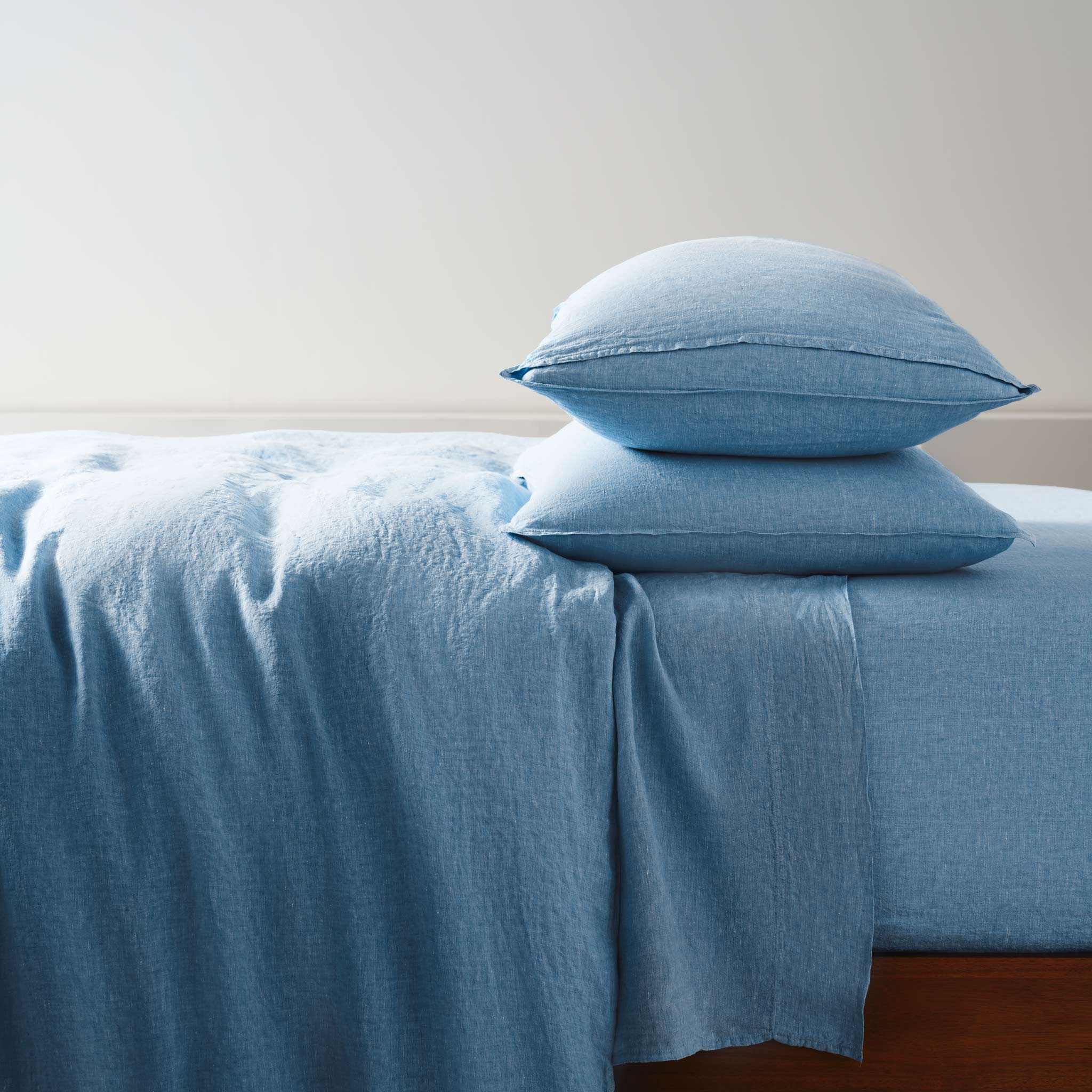 Washed European Linen Duvet Set Q0