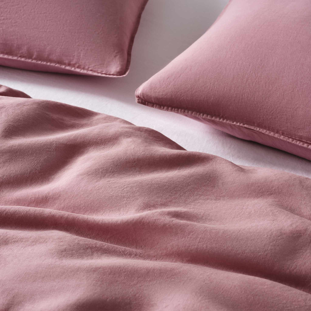 Washed European Linen Duvet Set Q0