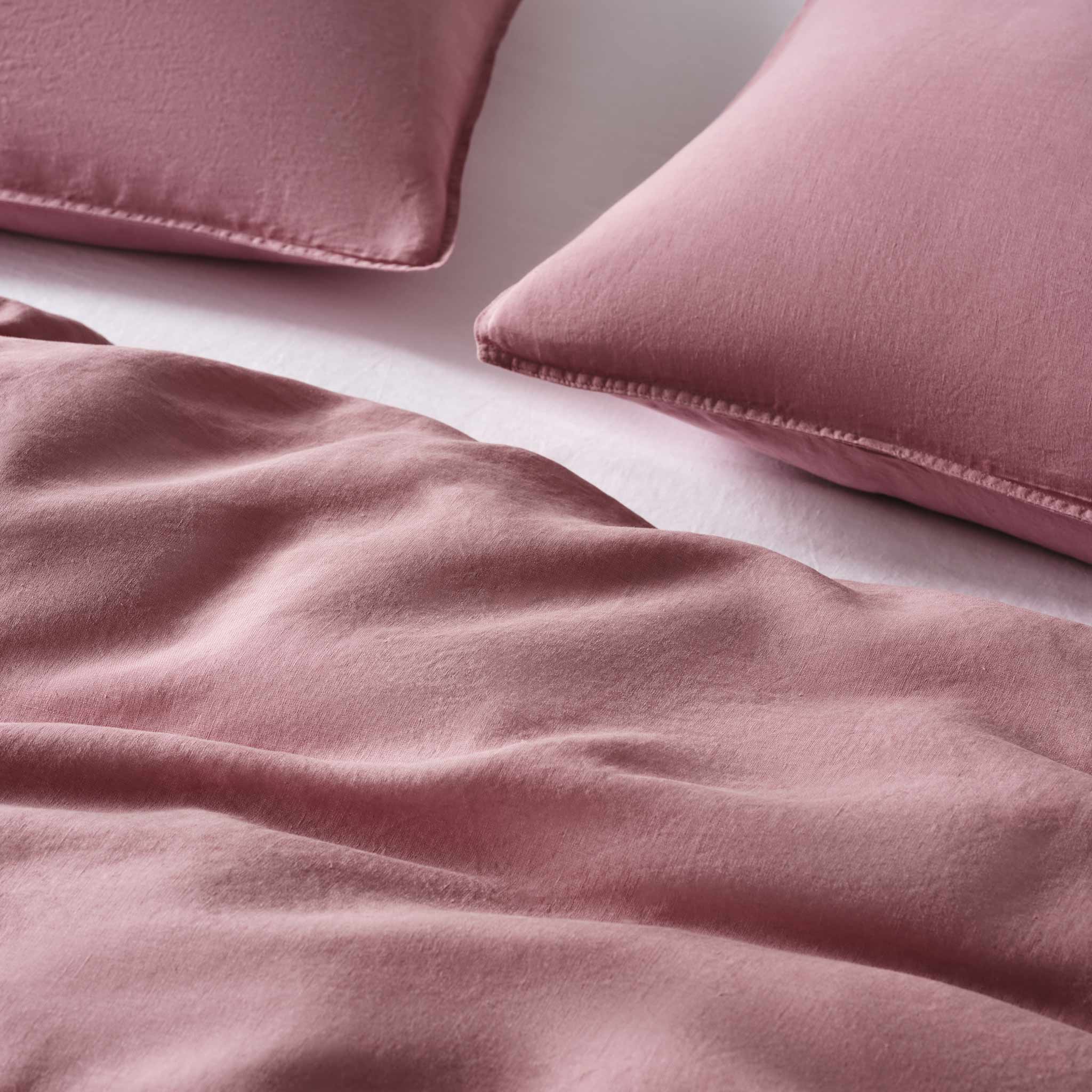 Washed European Linen Duvet Set Q0