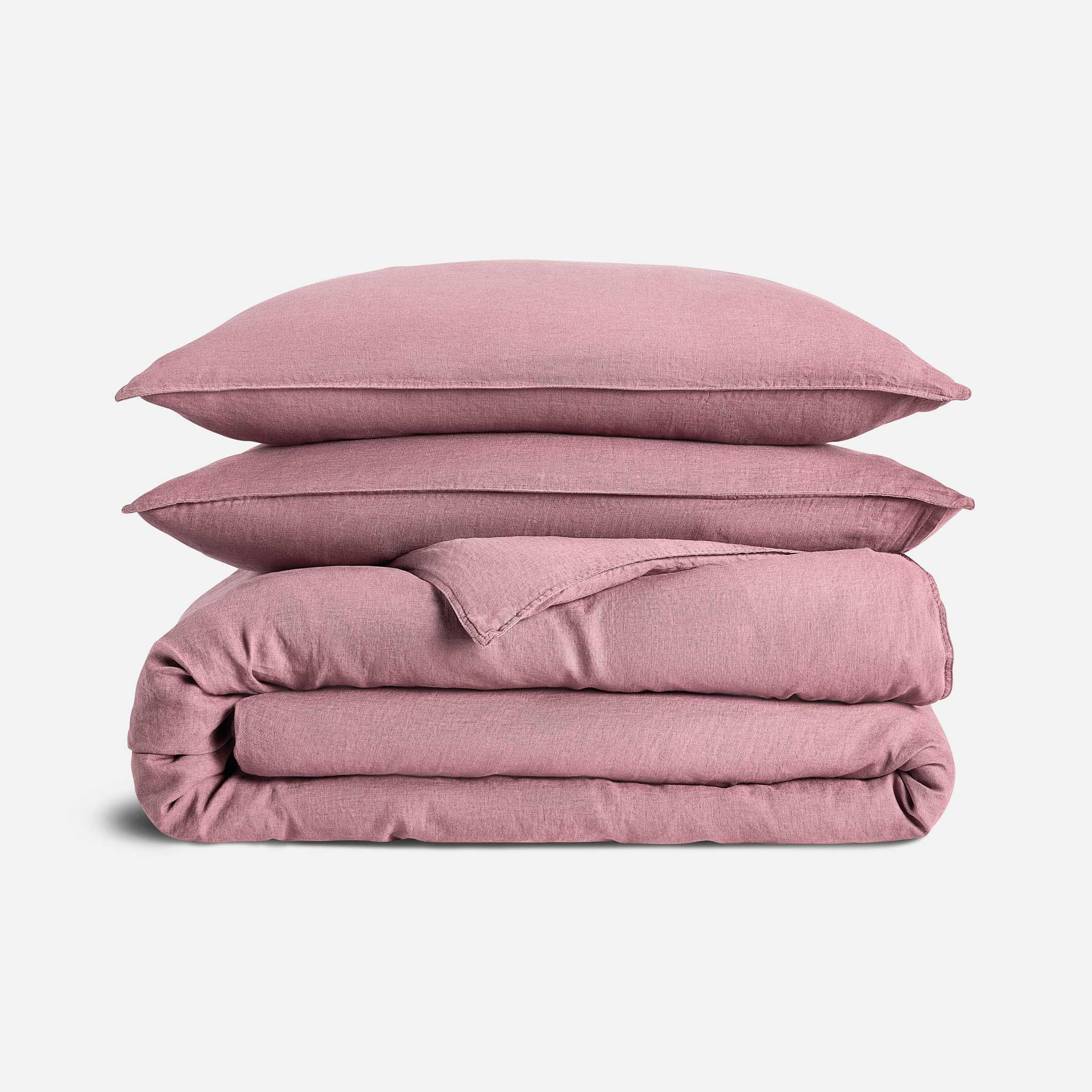 Washed European Linen Duvet Set Q0