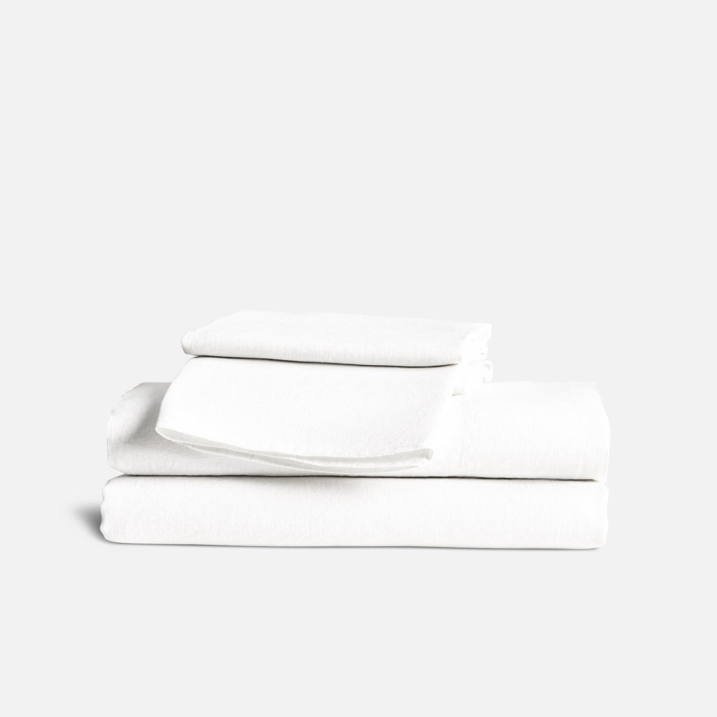 Washed European Linen Core Sheet Set P4