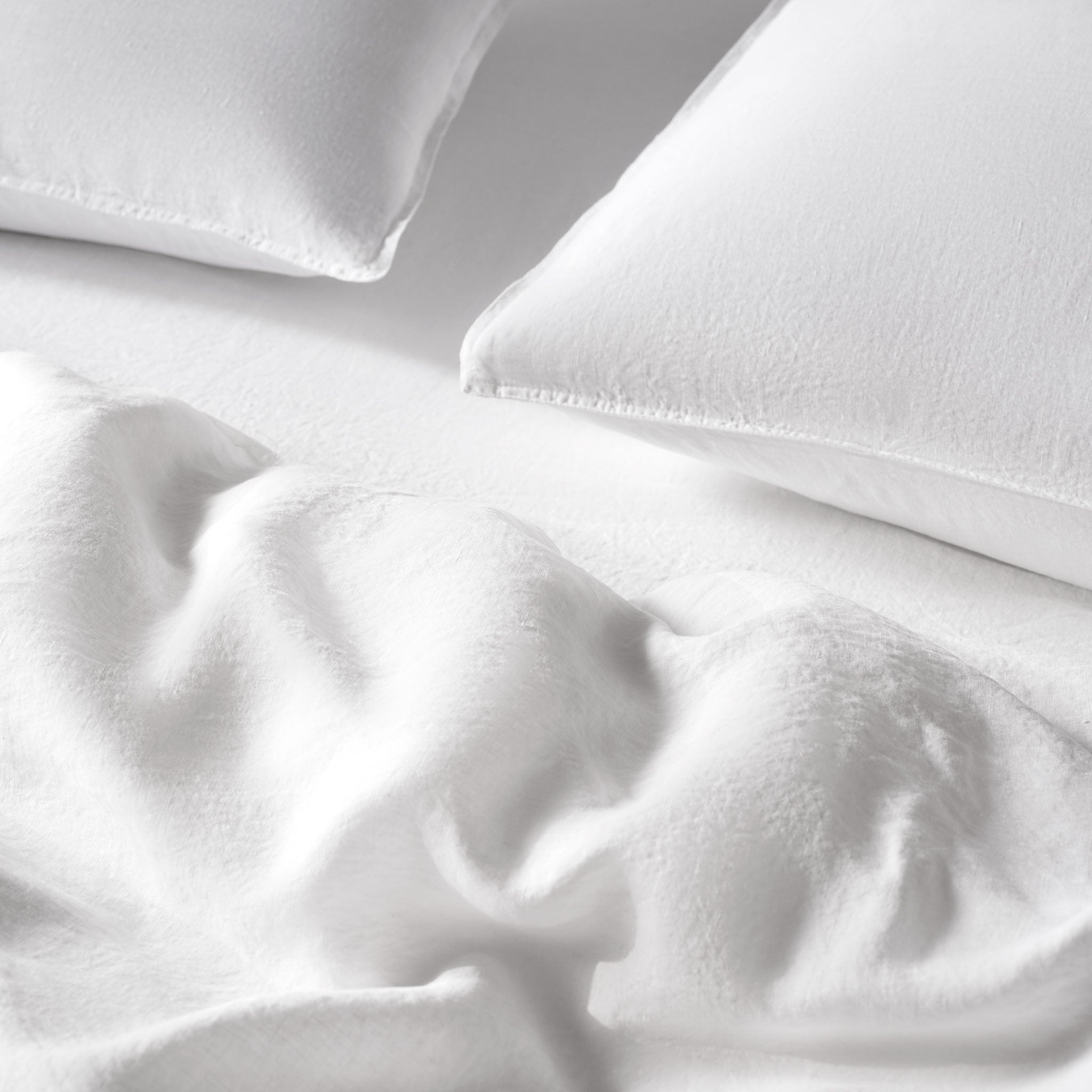 Washed European Linen Duvet Set Q0