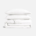 Washed European Linen Duvet Set Q0