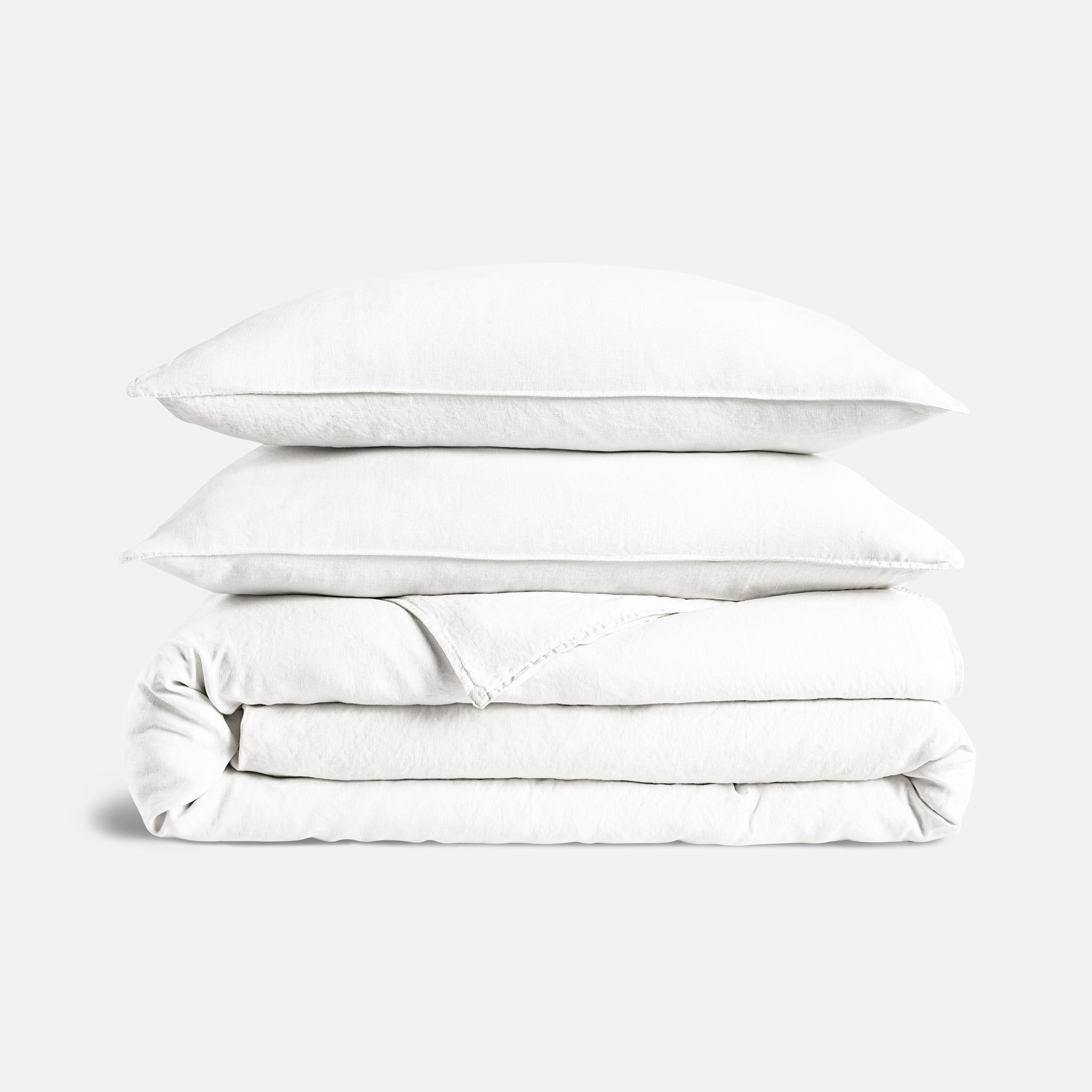 Washed European Linen Duvet Set Q0