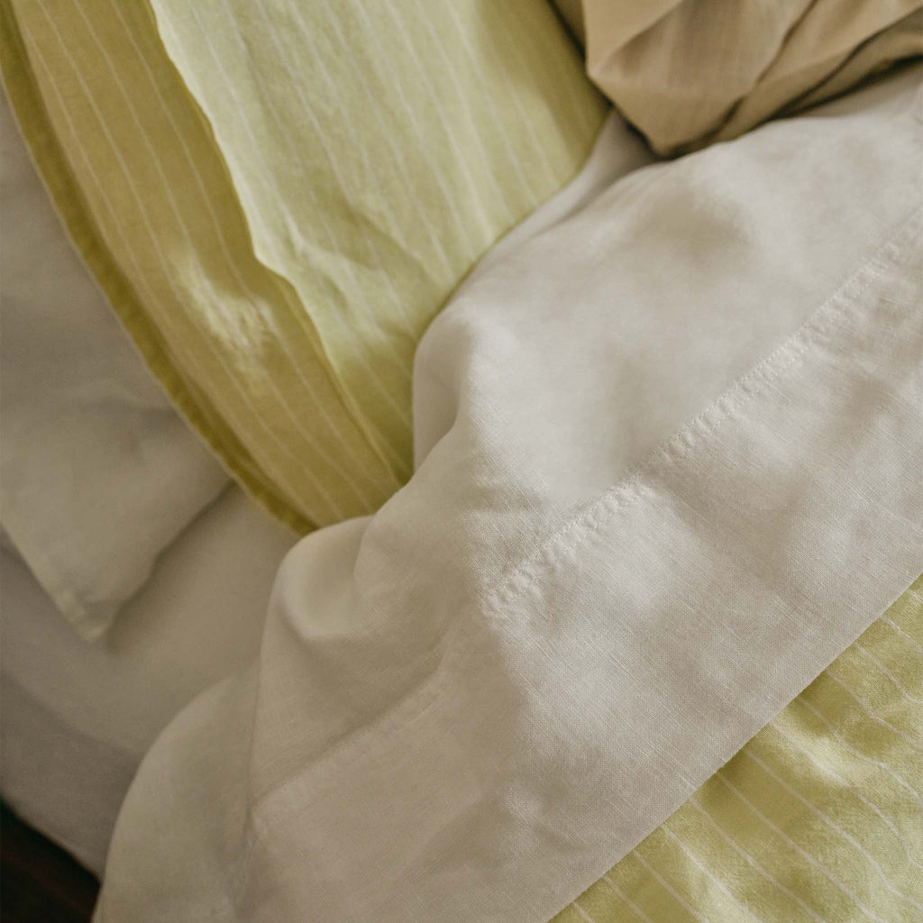 Washed European Linen Core Sheet Set P4