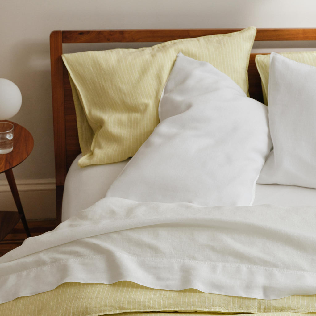 Washed European Linen Core Sheet Set P4