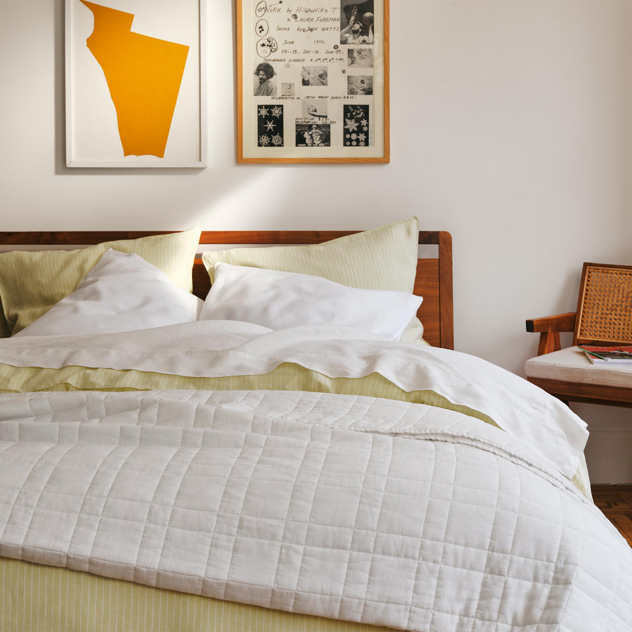 Washed European Linen Core Sheet Set P4