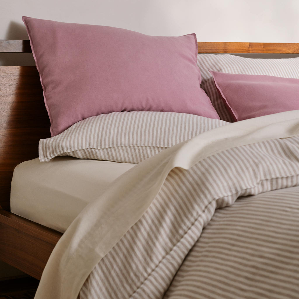 Washed European Linen Duvet Set Q0