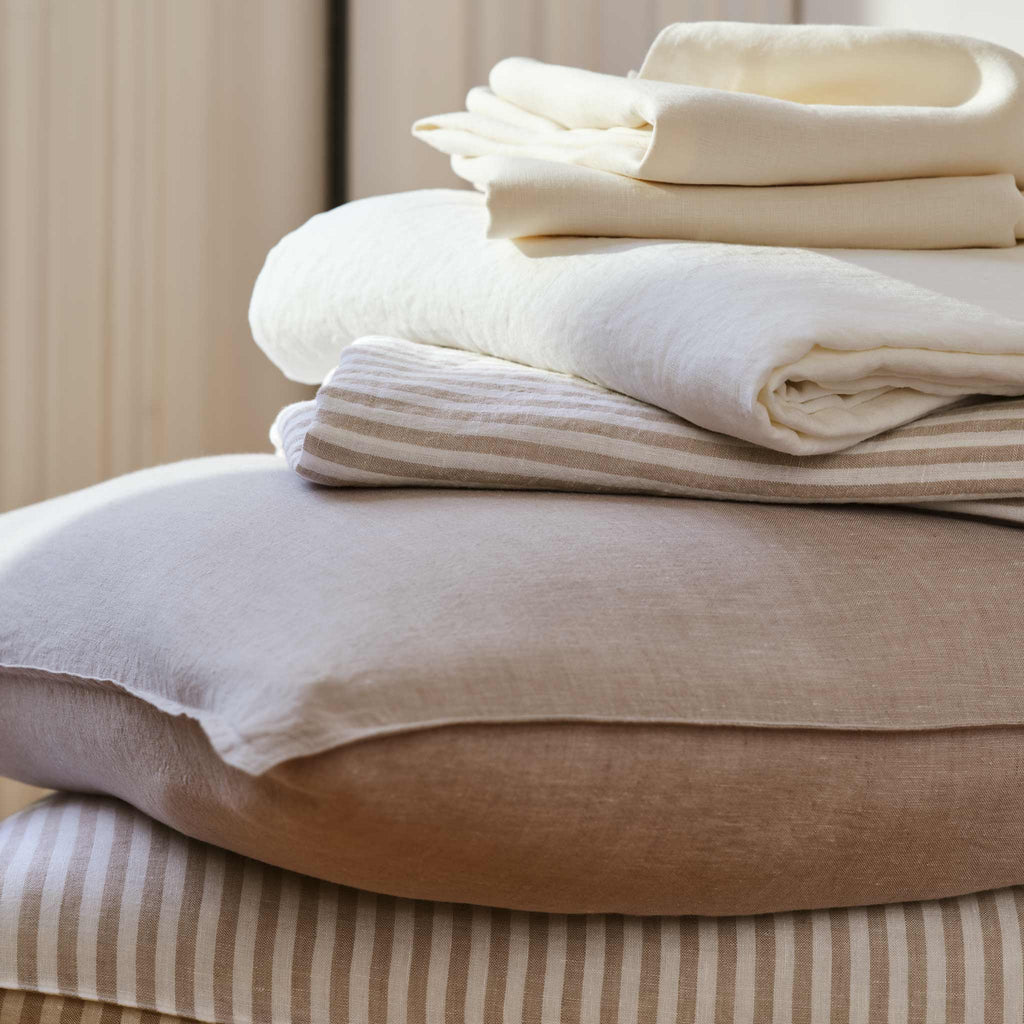 Washed European Linen Core Sheet Set P4