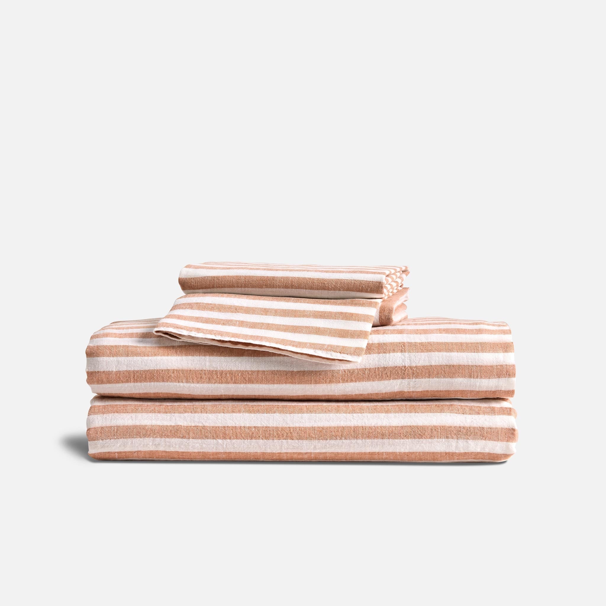 Washed European Linen Core Sheet Set P4