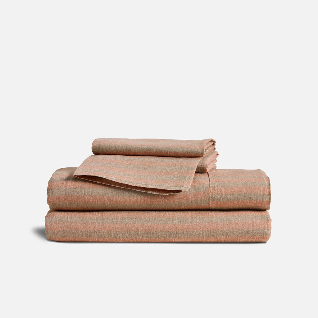 Washed European Linen Core Sheet Set P4