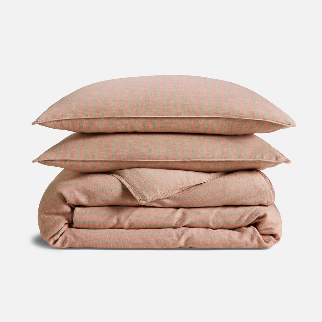 Washed European Linen Duvet Set Q0