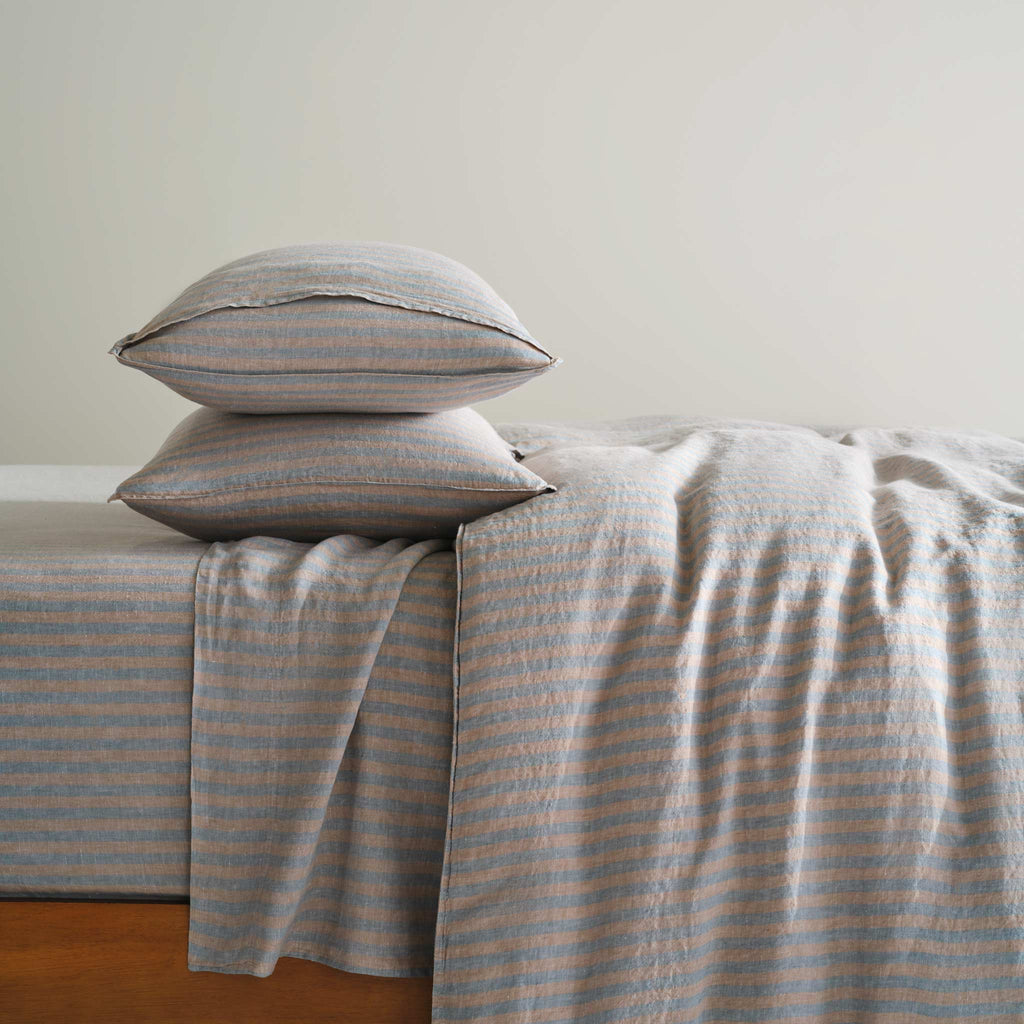 Washed European Linen Duvet Set Q0