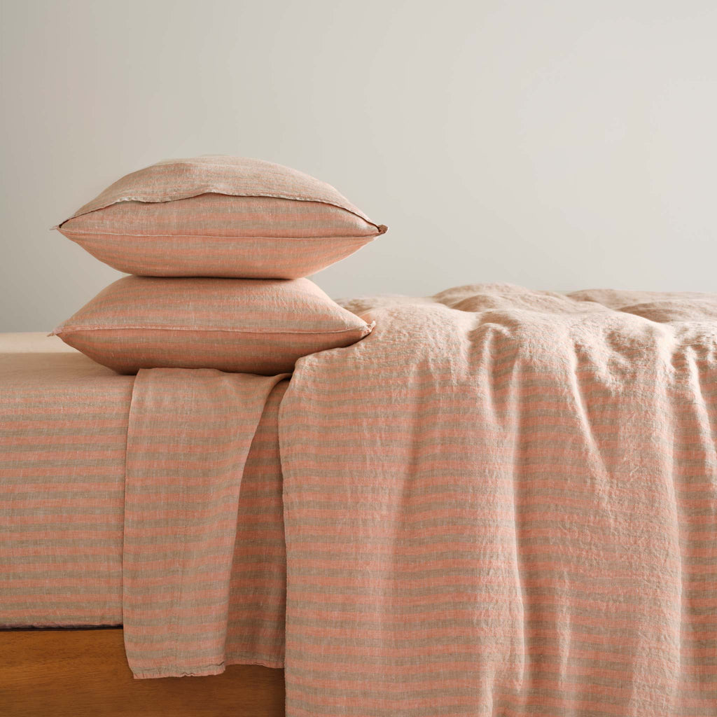 Washed European Linen Core Sheet Set P4