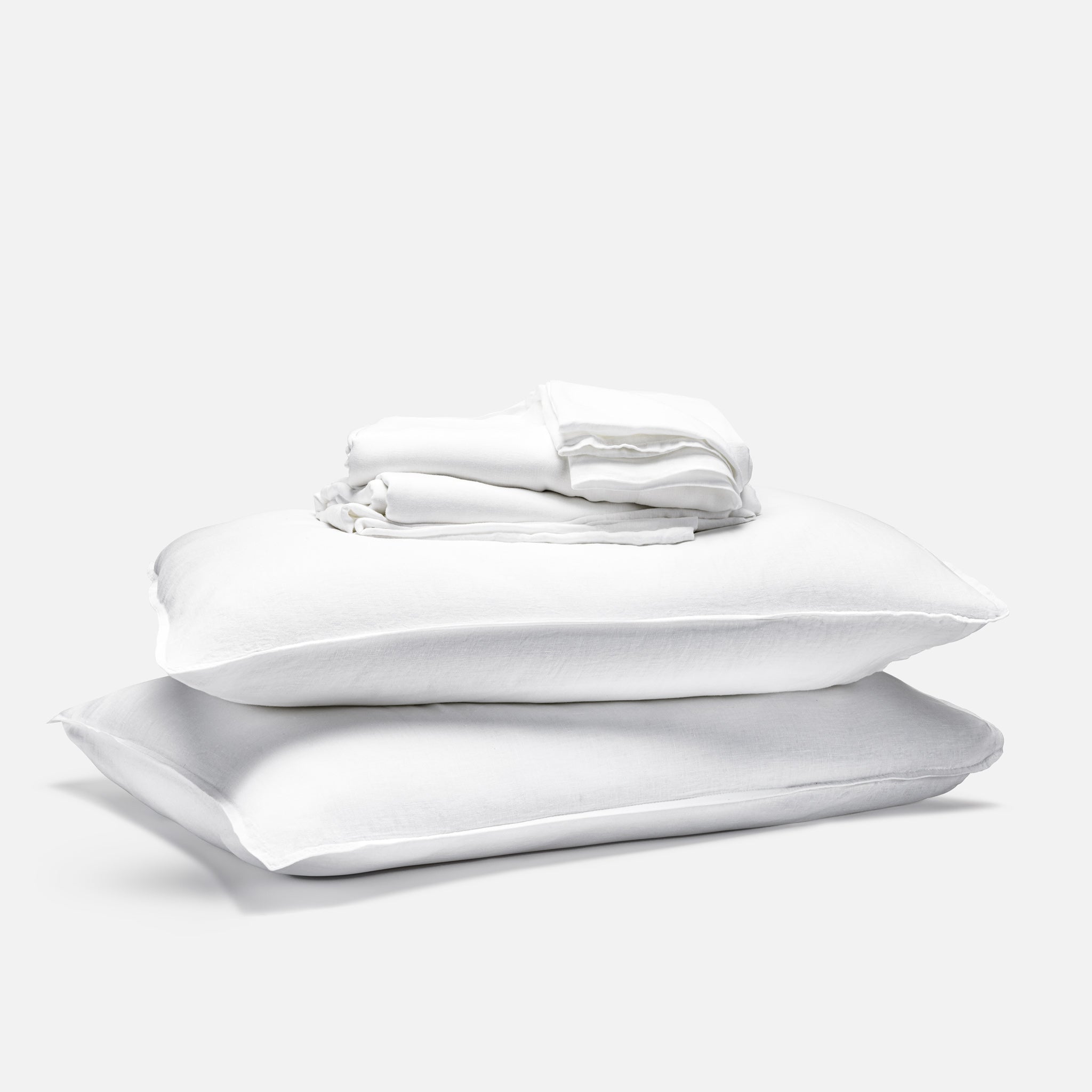 Washed European Linen Core Sheet Set P4