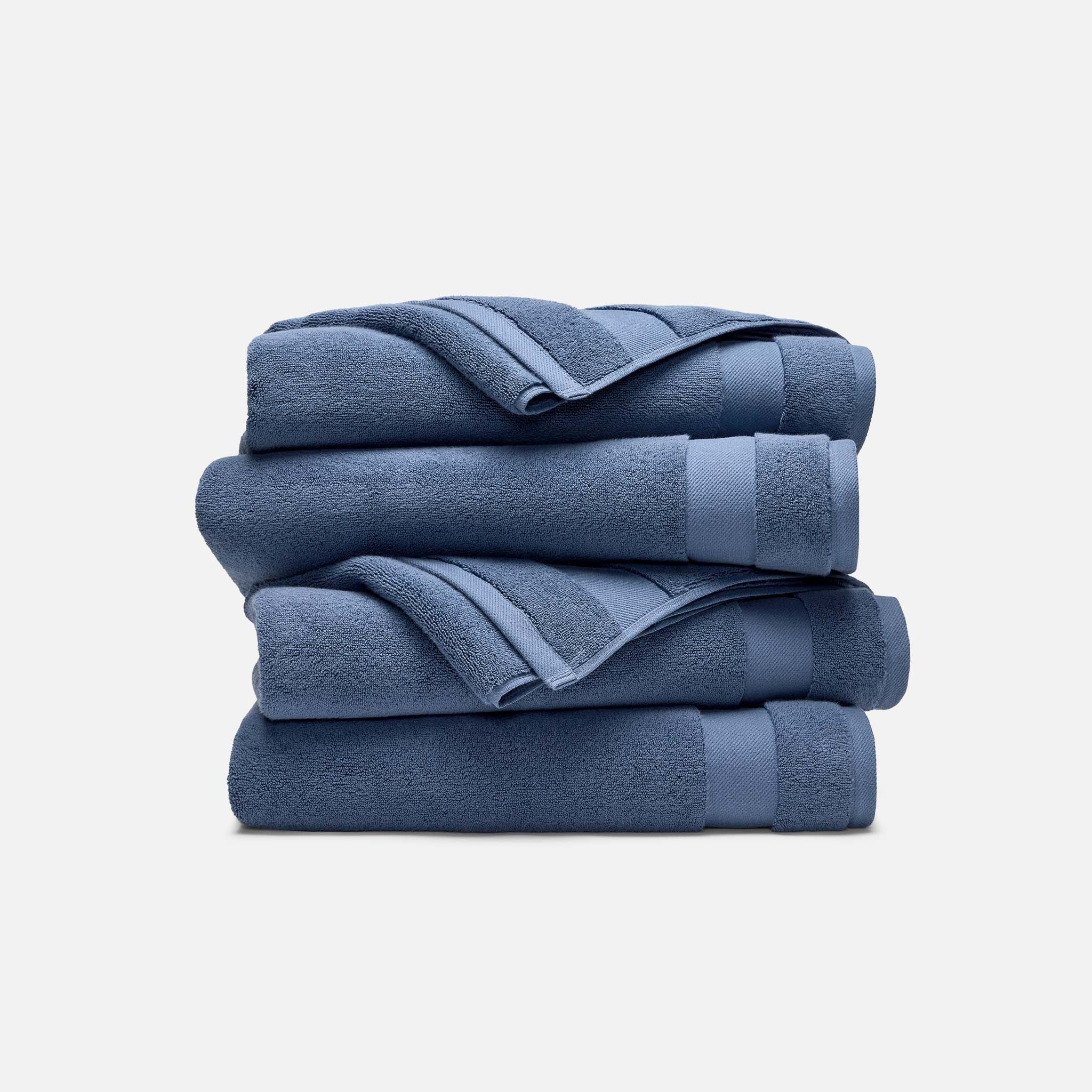 Super-Plush Set of 4 Bath Towel Bundle L9