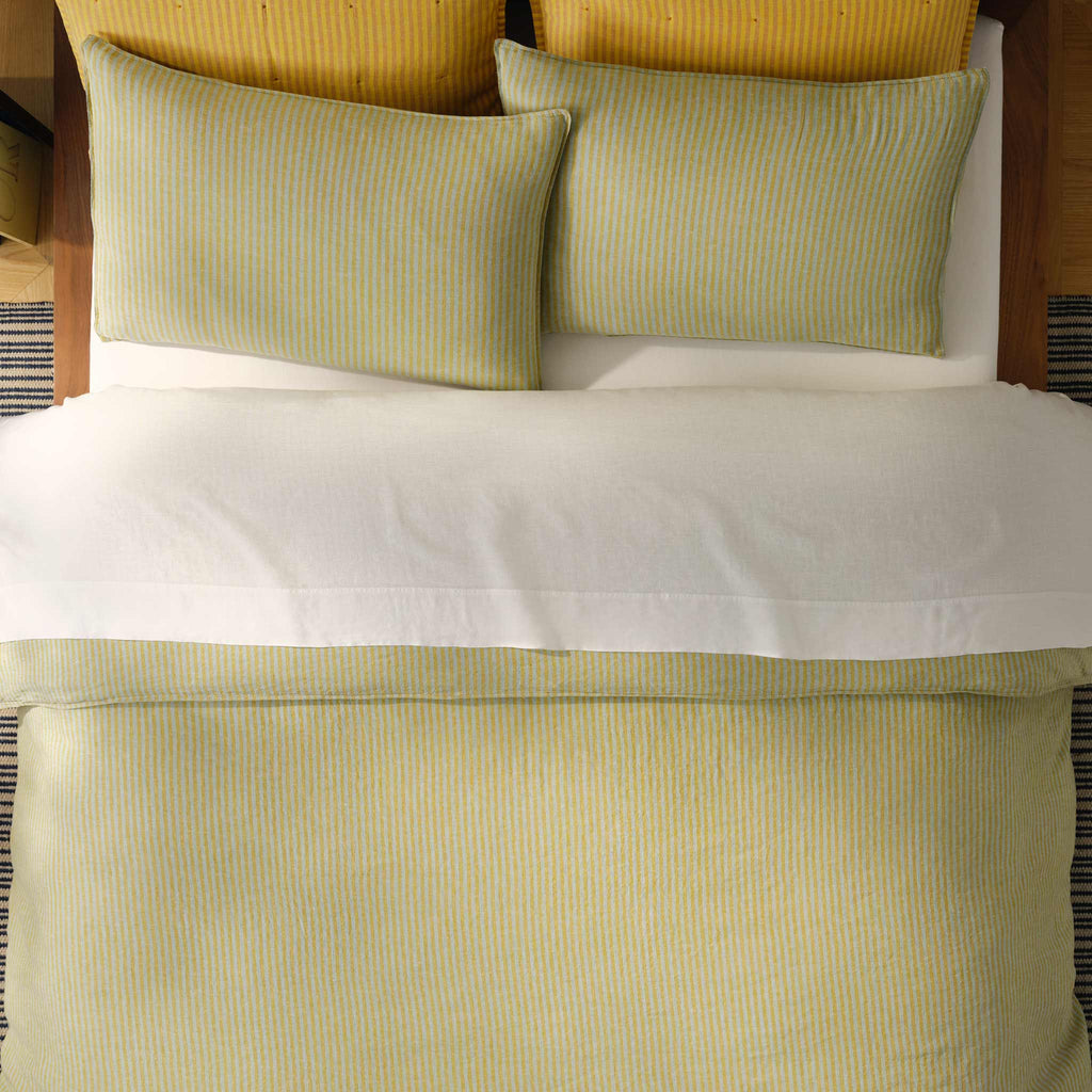 Washed European Linen Core Sheet Set P4