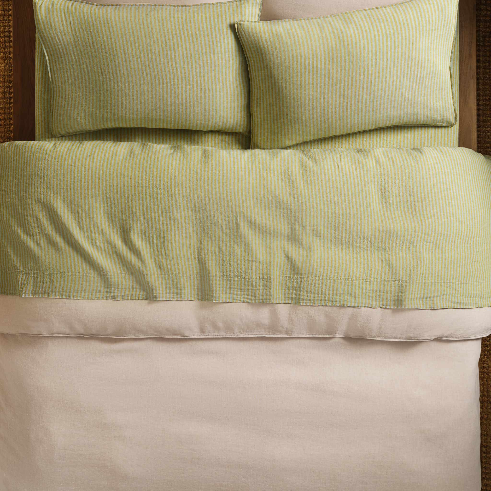 Washed European Linen Core Sheet Set P4