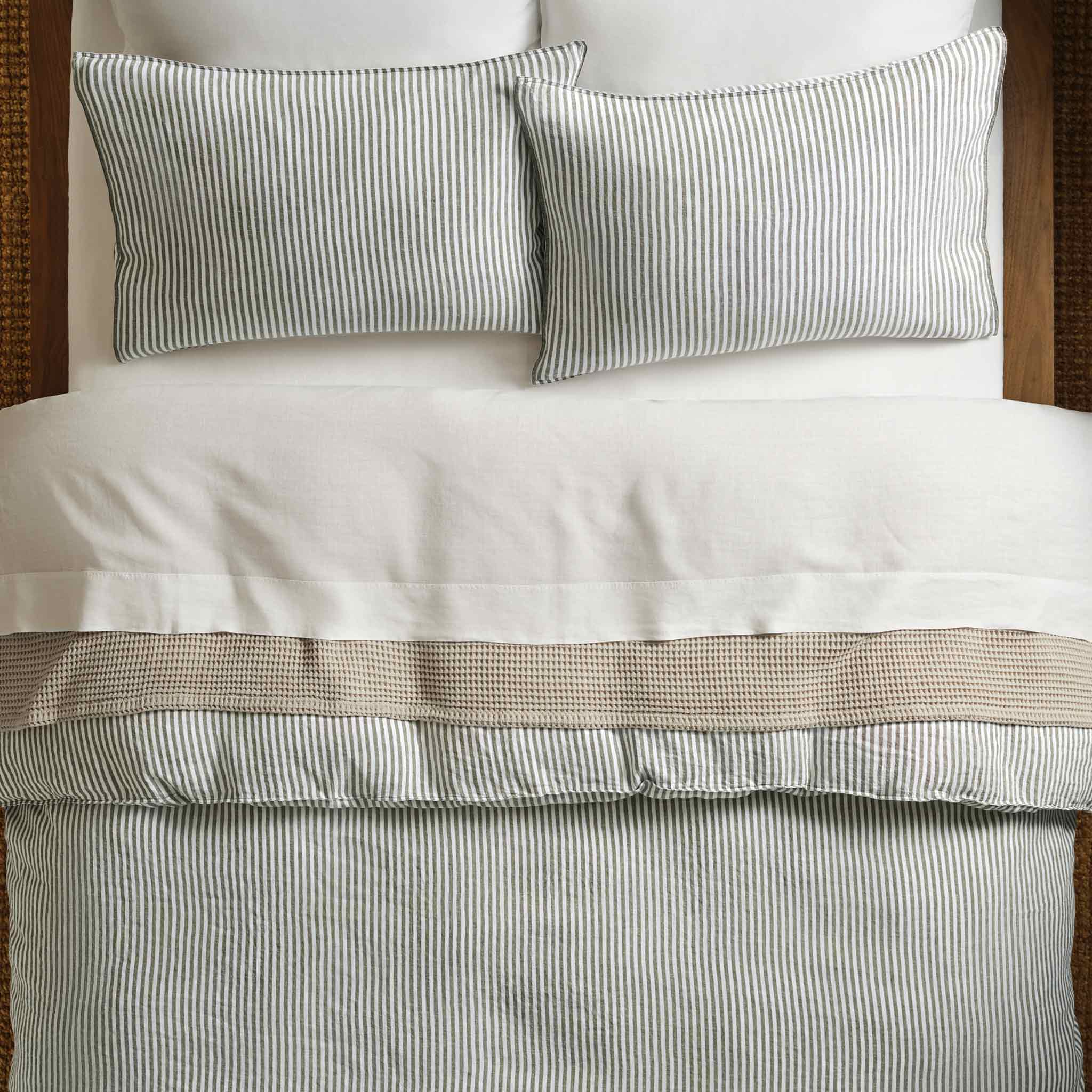 Washed European Linen Duvet Set Q0
