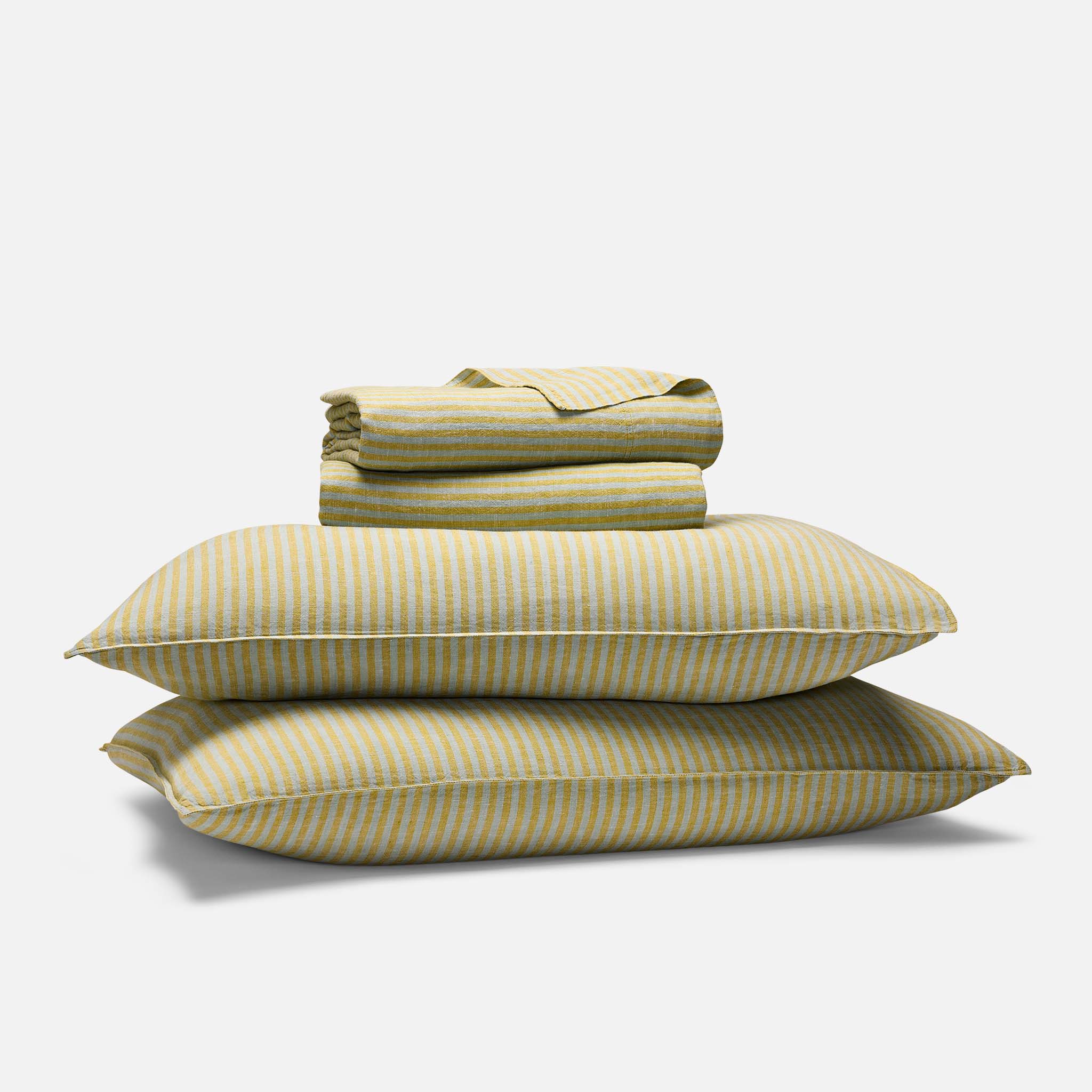 Washed European Linen Core Sheet Set P4